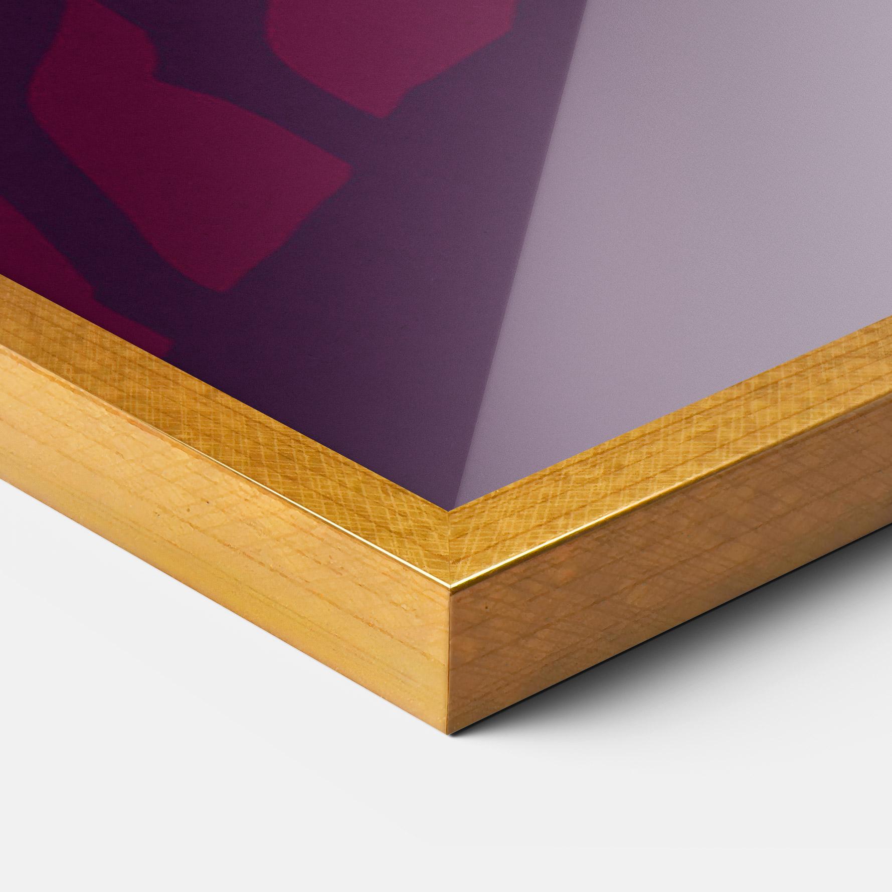 Рамкиран постер Wolf Pink Moon mockup 3