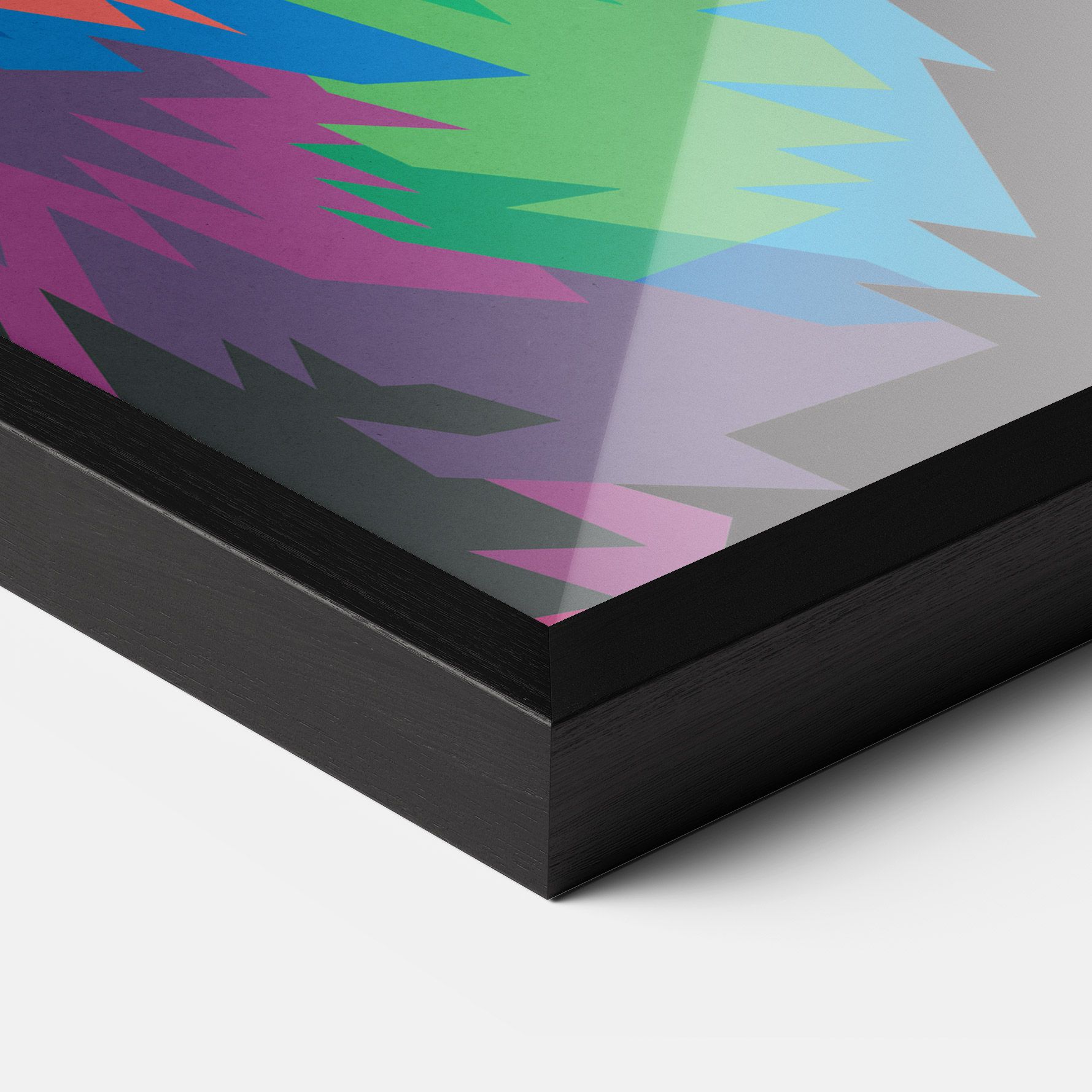 Colorful Wolf mockup 3