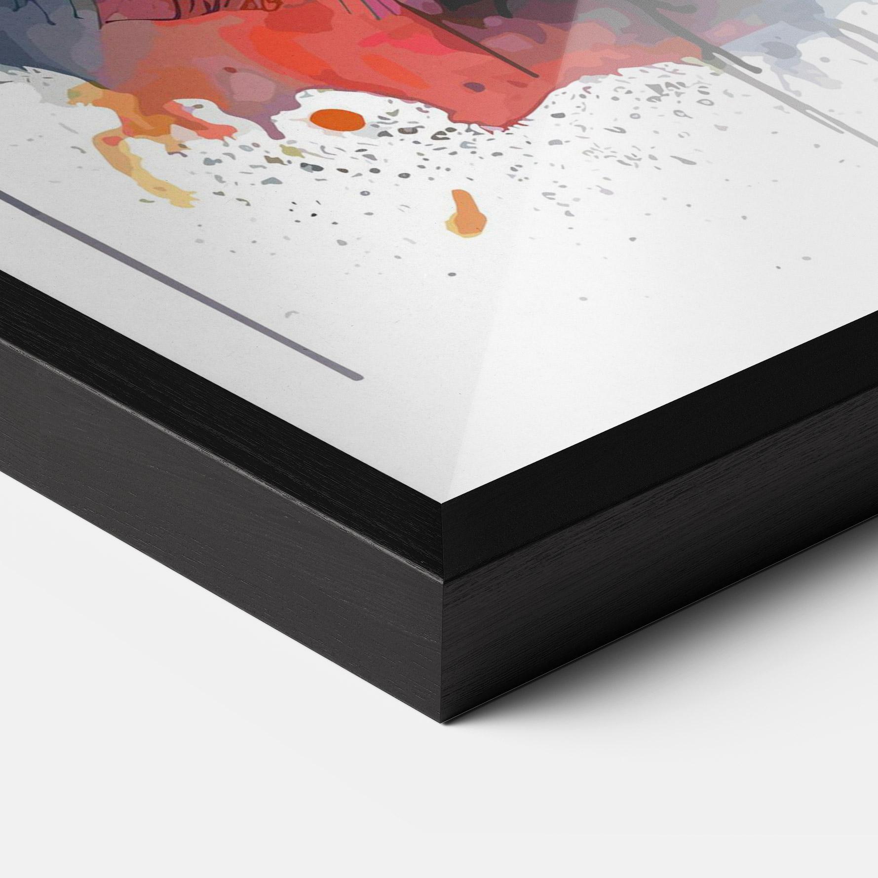 Рамкиран постер Wolf Art mockup 3