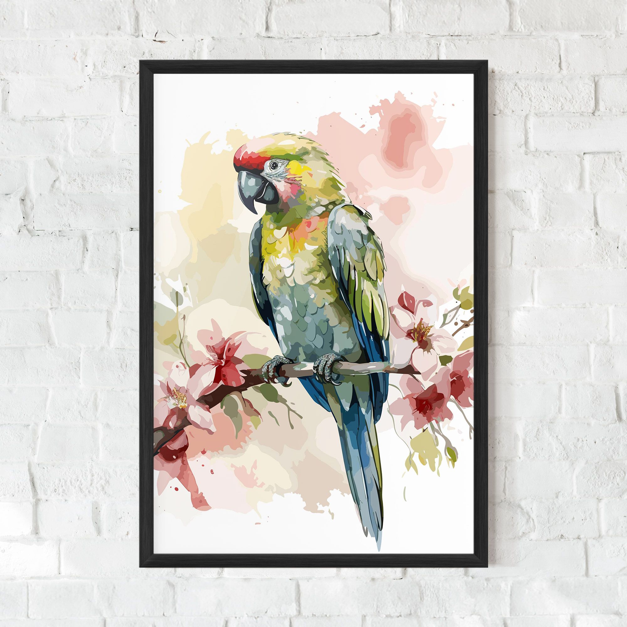 Beautiful Parrot mockup 0