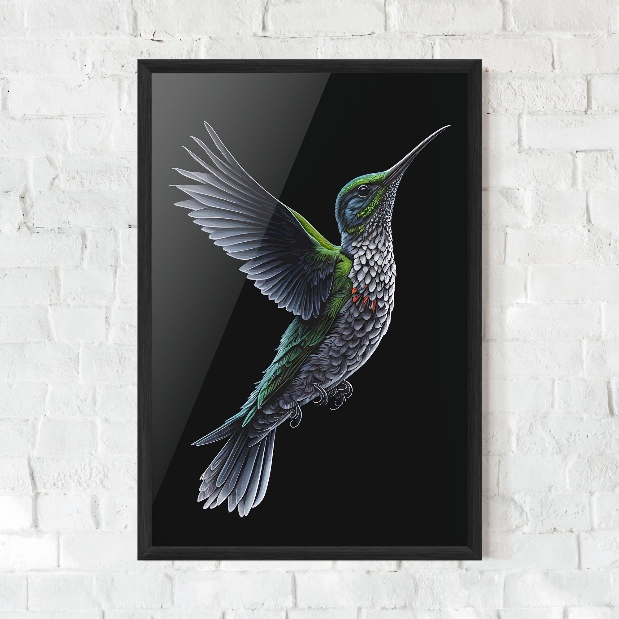 Green Hummingbird mockup 0