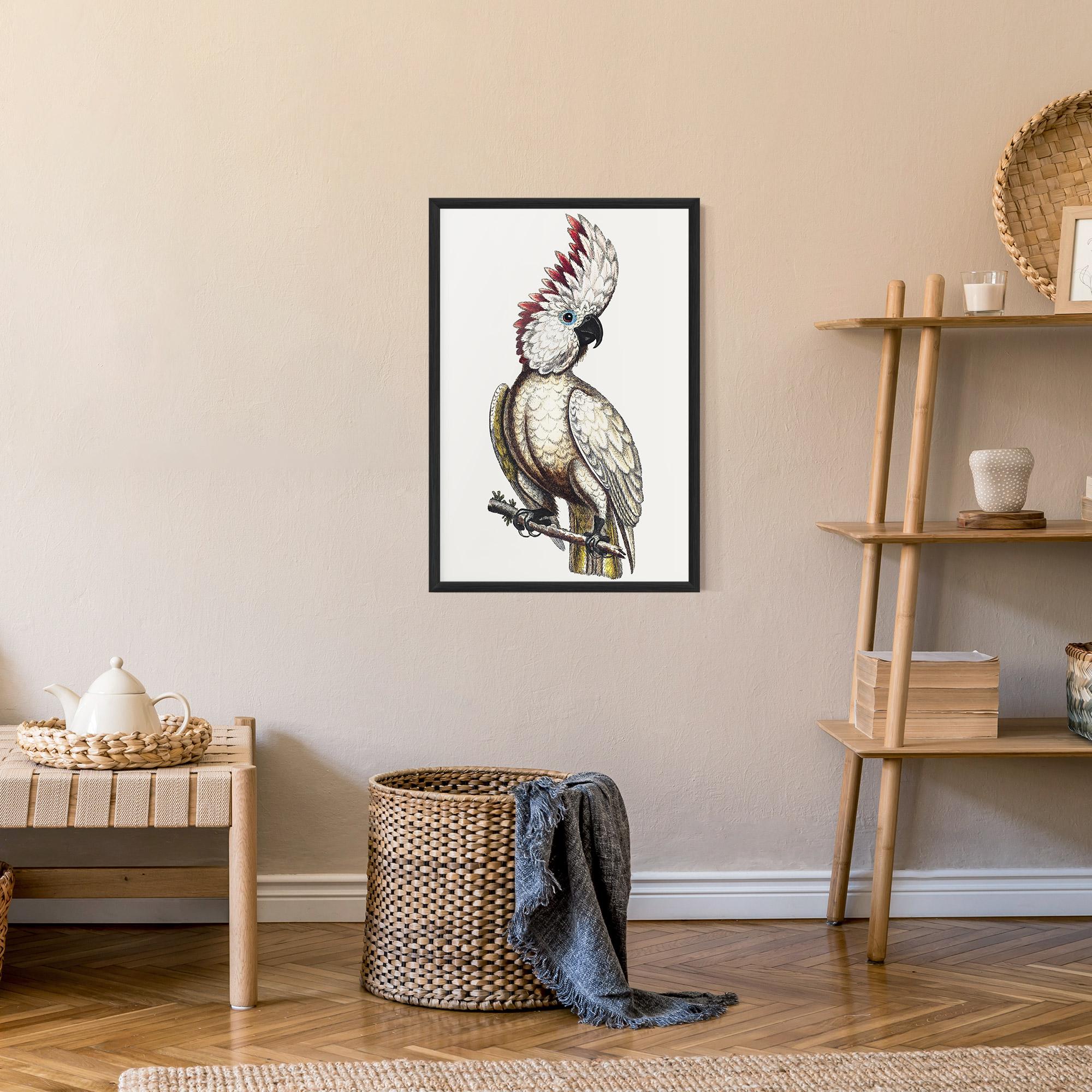 Рамкиран постер Interesting Bird mockup 9