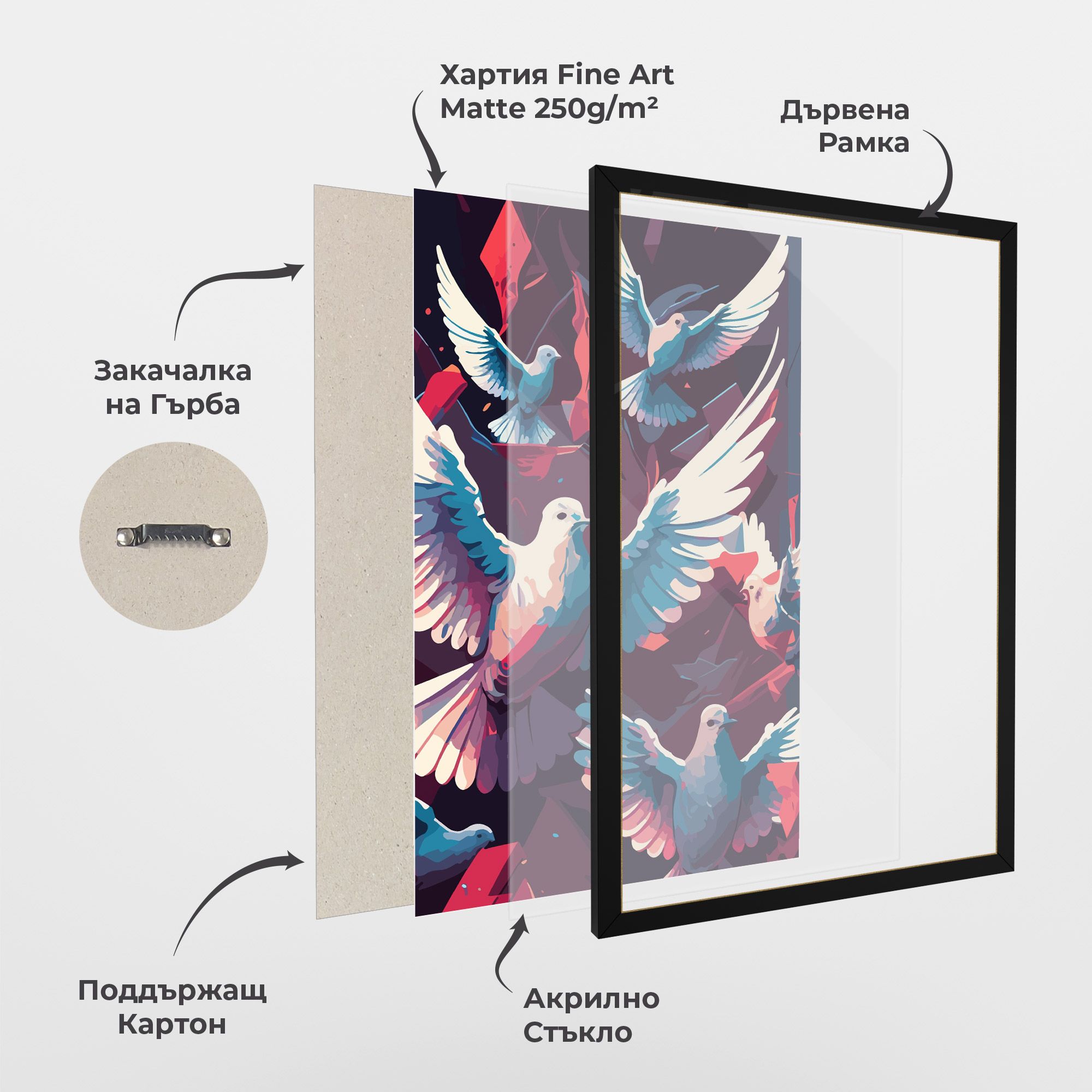 Pretty Dove Family mockup 1