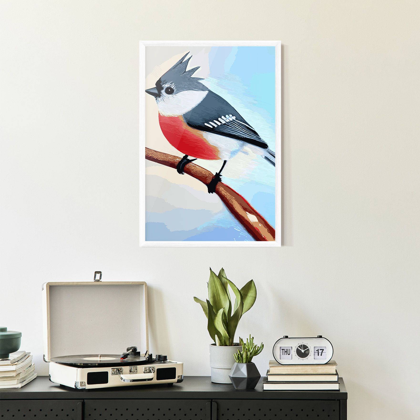 Blue Bird Painting mockup 2