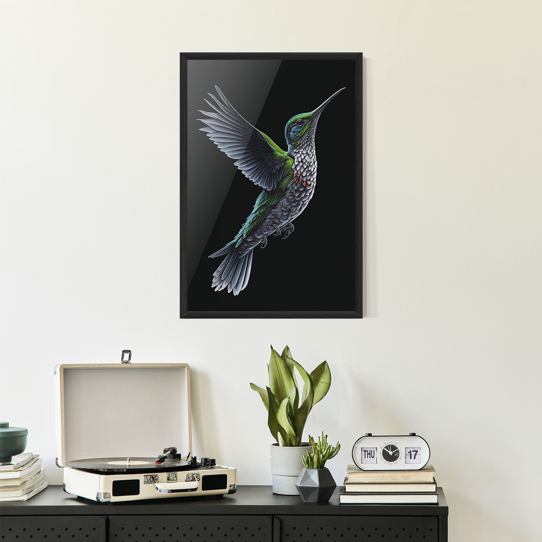Green Hummingbird mockup 2