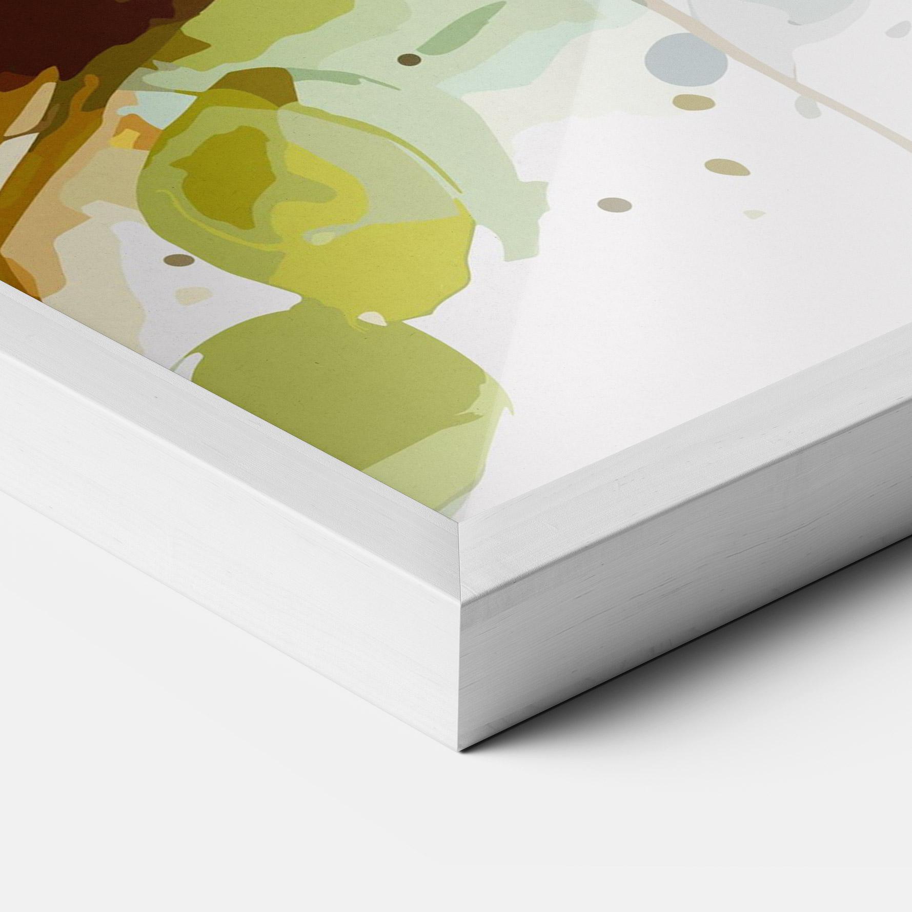 Рамкиран постер Pretty Blue Bird mockup 3