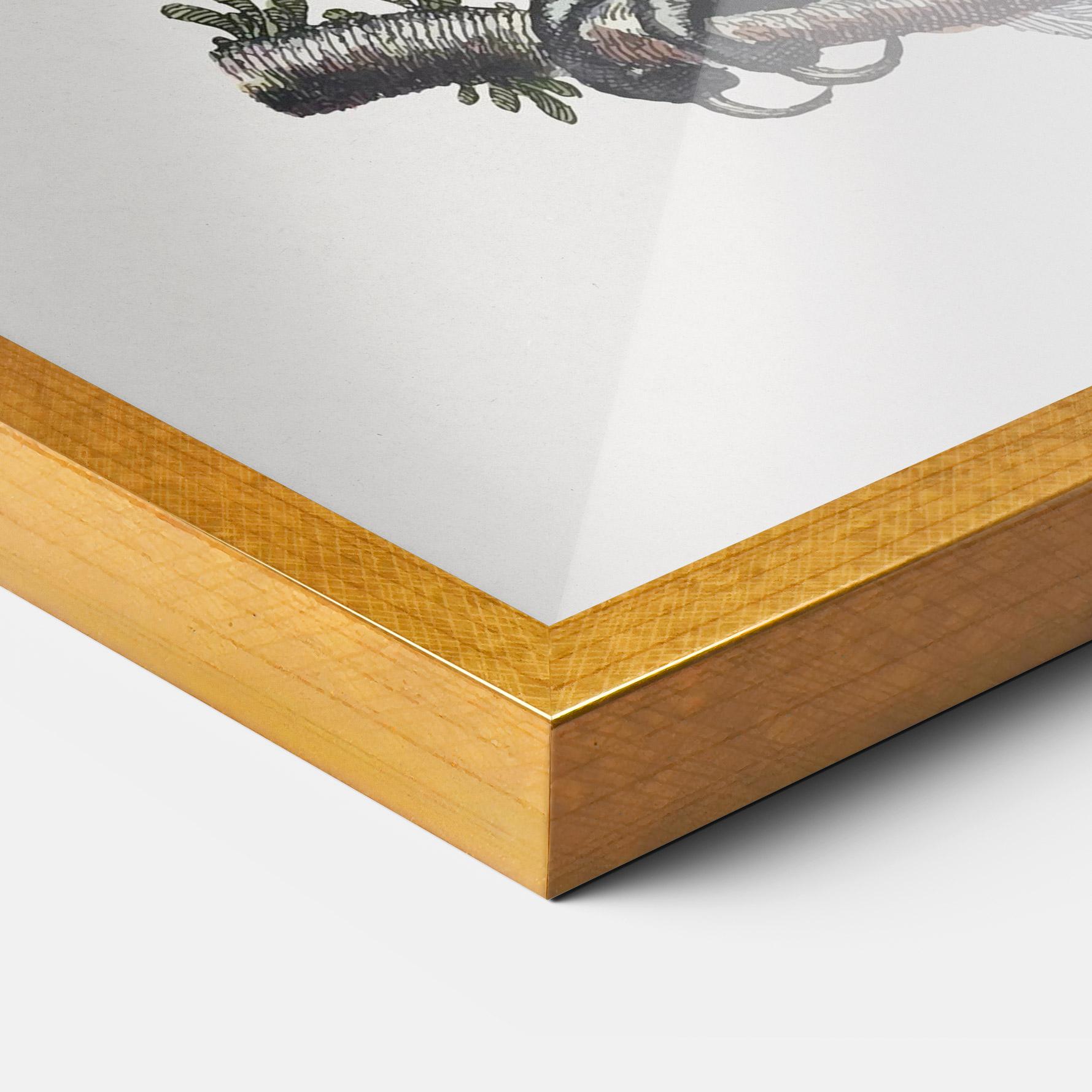 Рамкиран постер Interesting Bird mockup 3