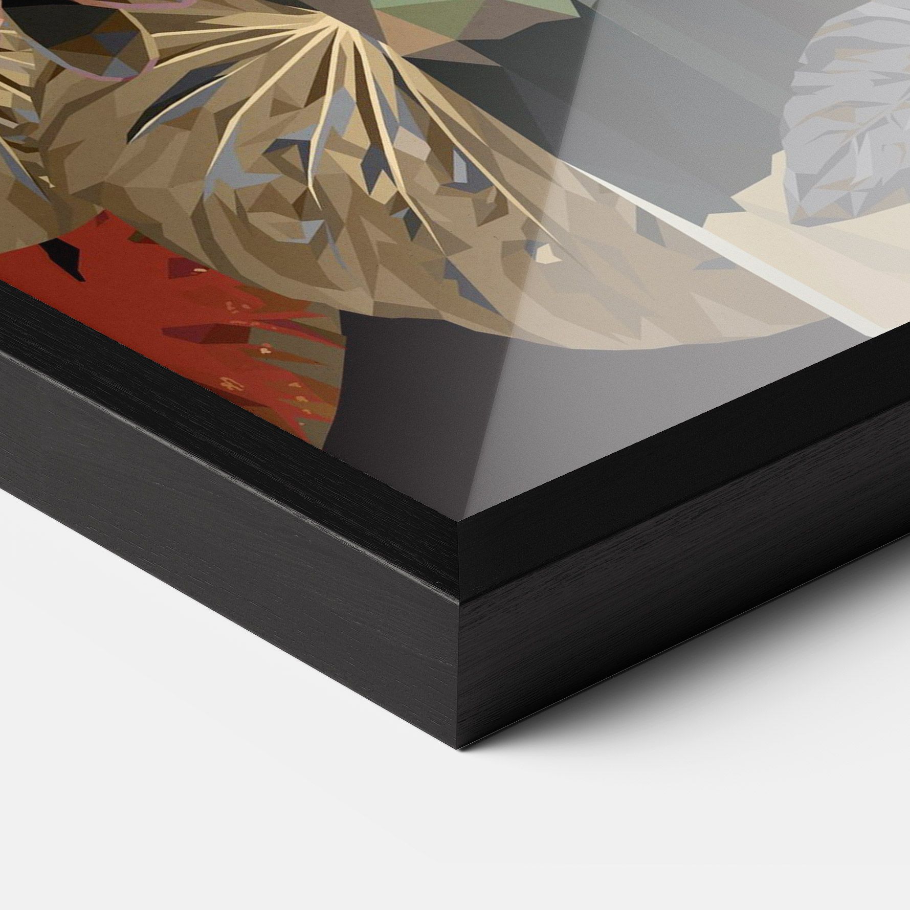 Black Interesting Bird mockup 3