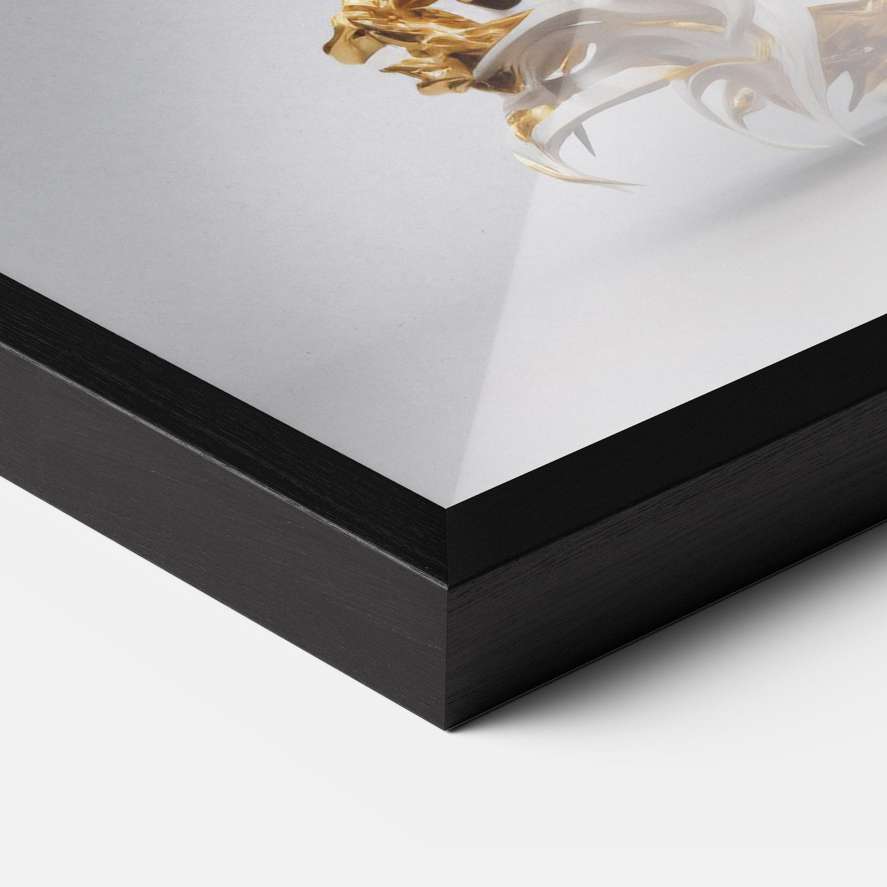 Рамкиран постер Gold 3d Eagle mockup 3