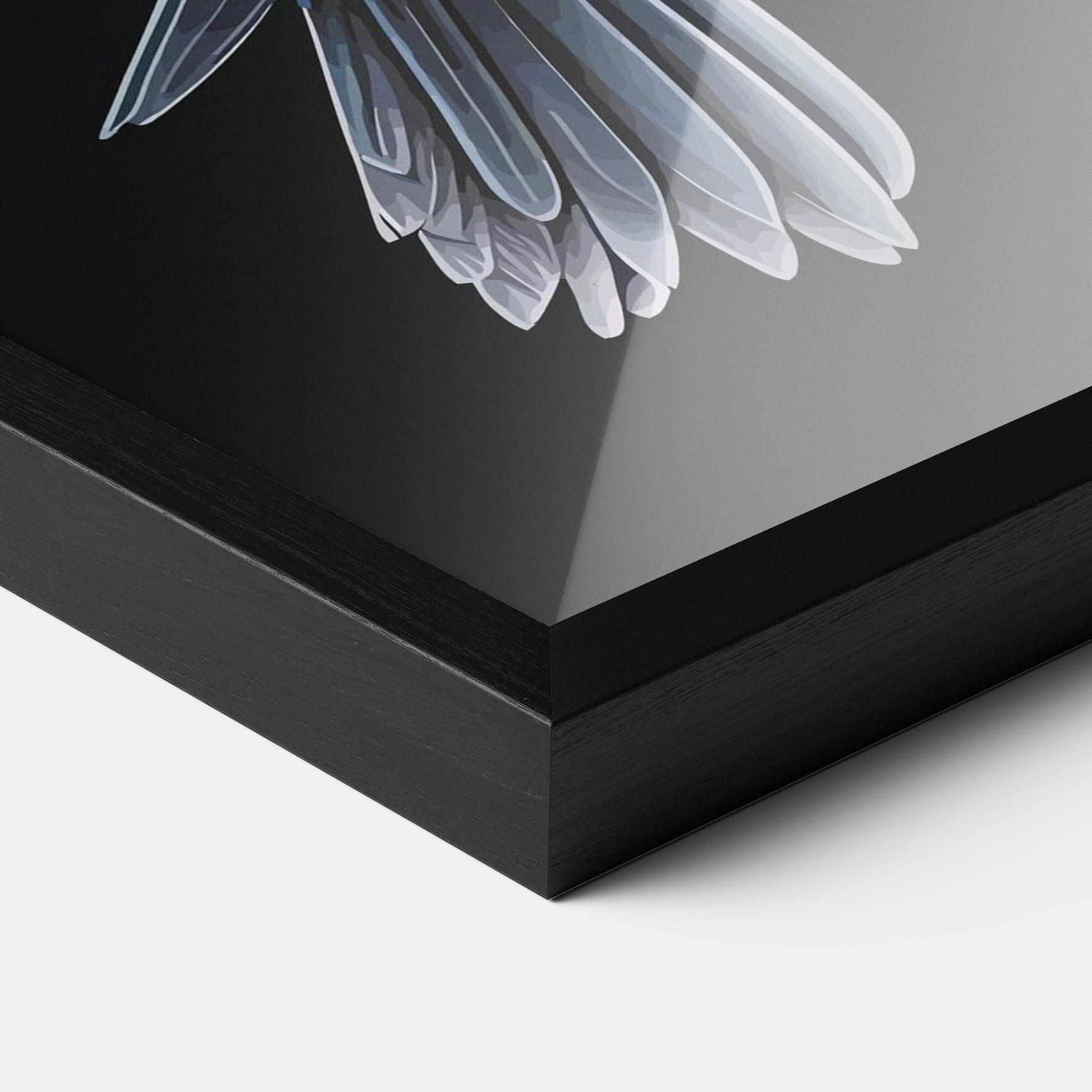 Рамкиран постер Green Hummingbird mockup 3