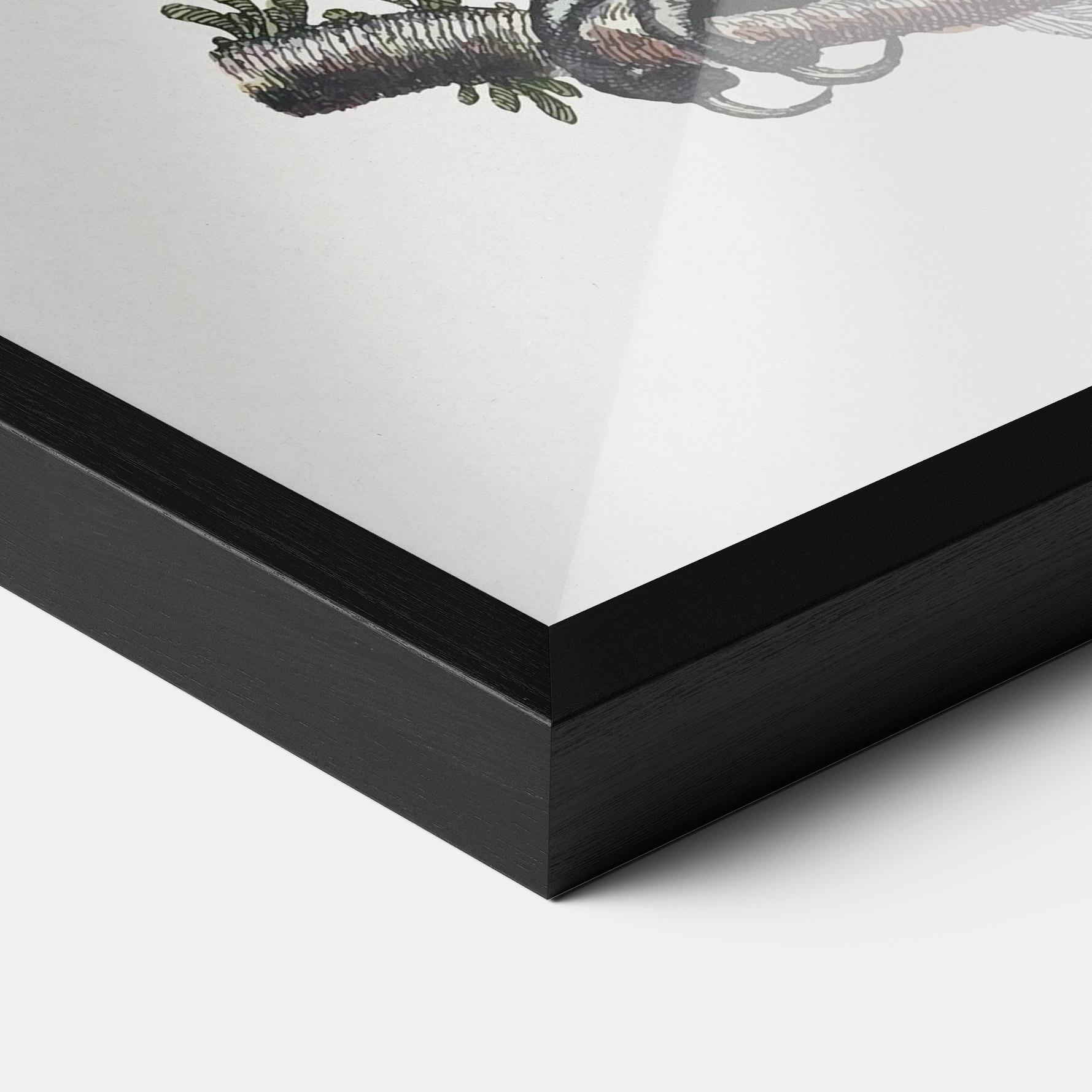 Рамкиран постер Interesting Bird mockup 3