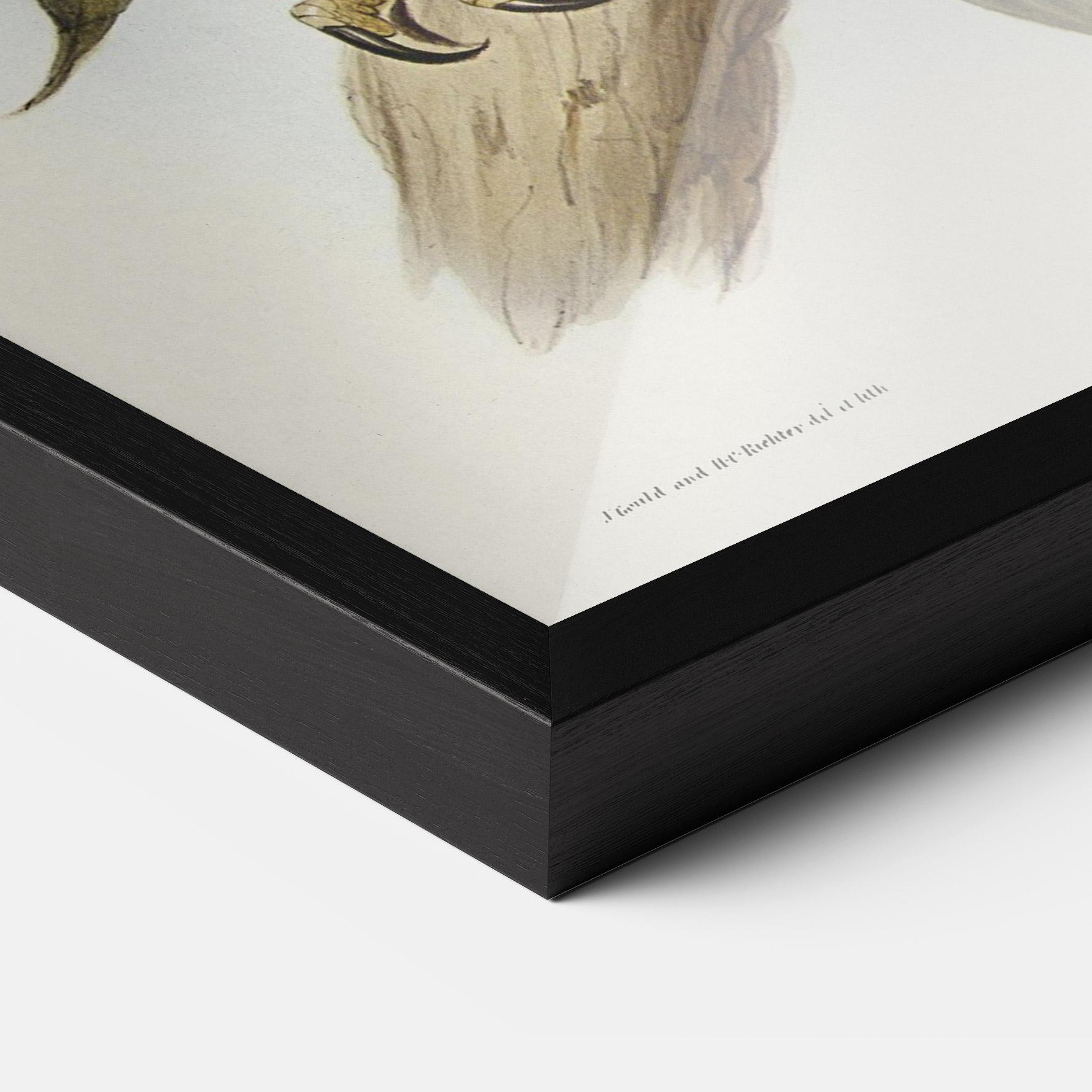 Рамкиран постер Owl Family mockup 3