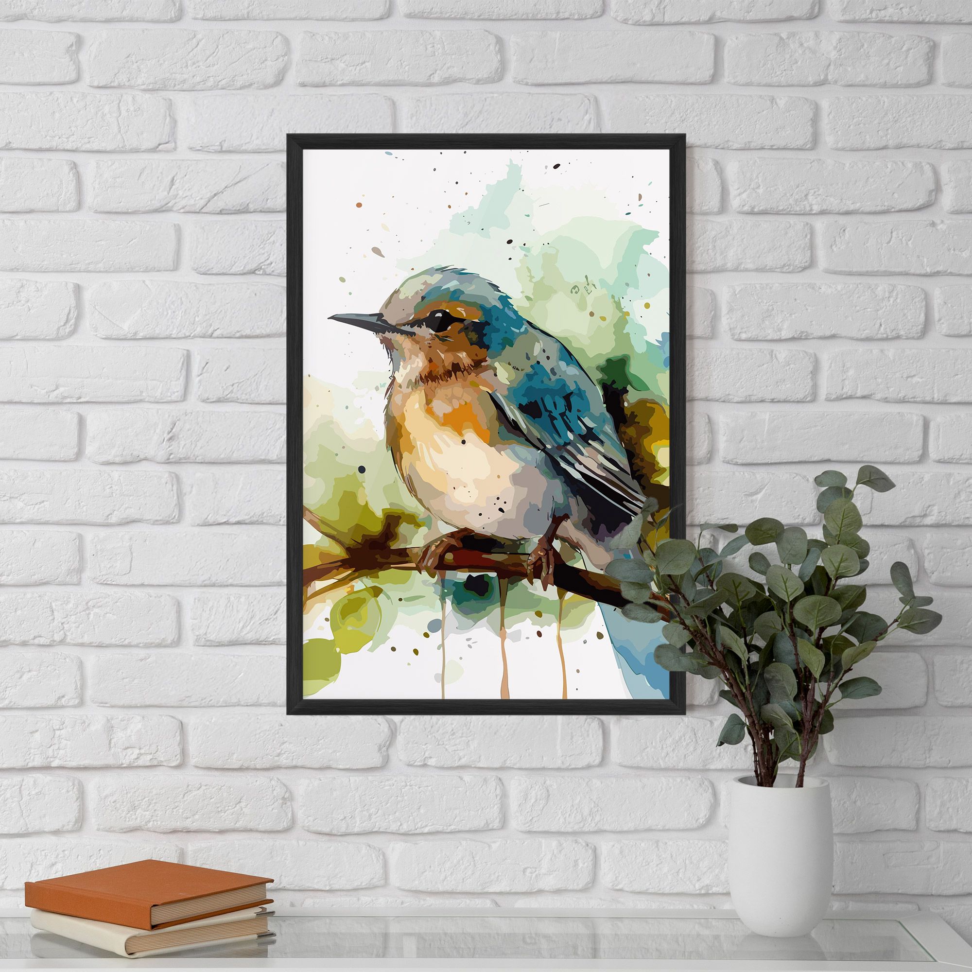 Pretty Blue Bird mockup 5