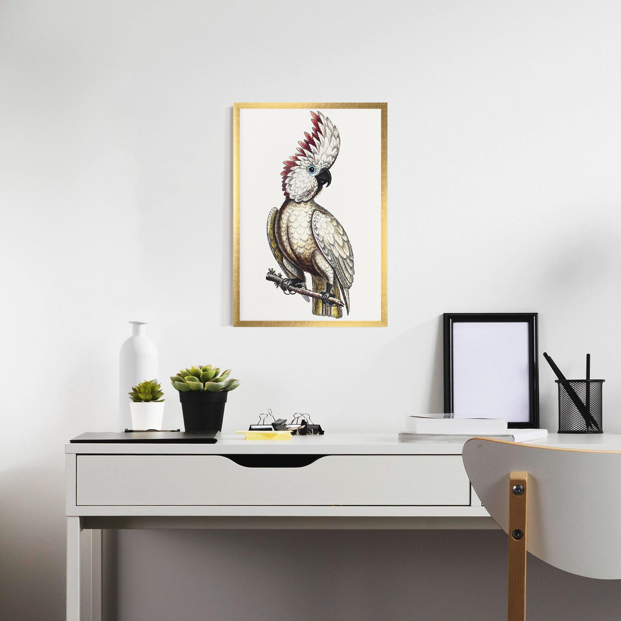 Рамкиран постер Interesting Bird mockup 7