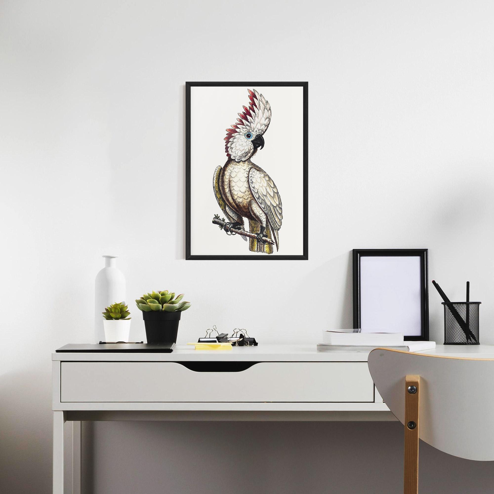 Рамкиран постер Interesting Bird mockup 7