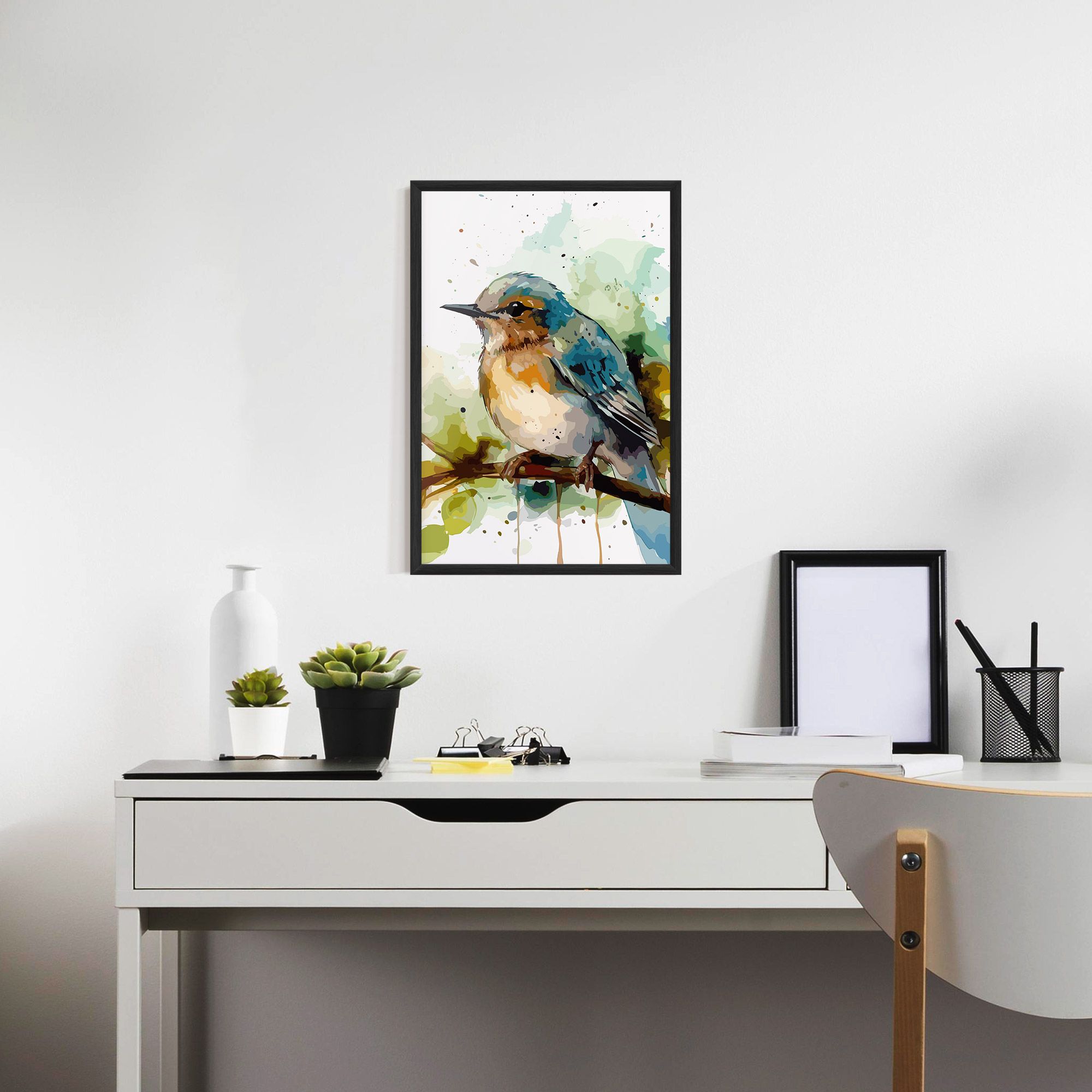 Pretty Blue Bird mockup 7