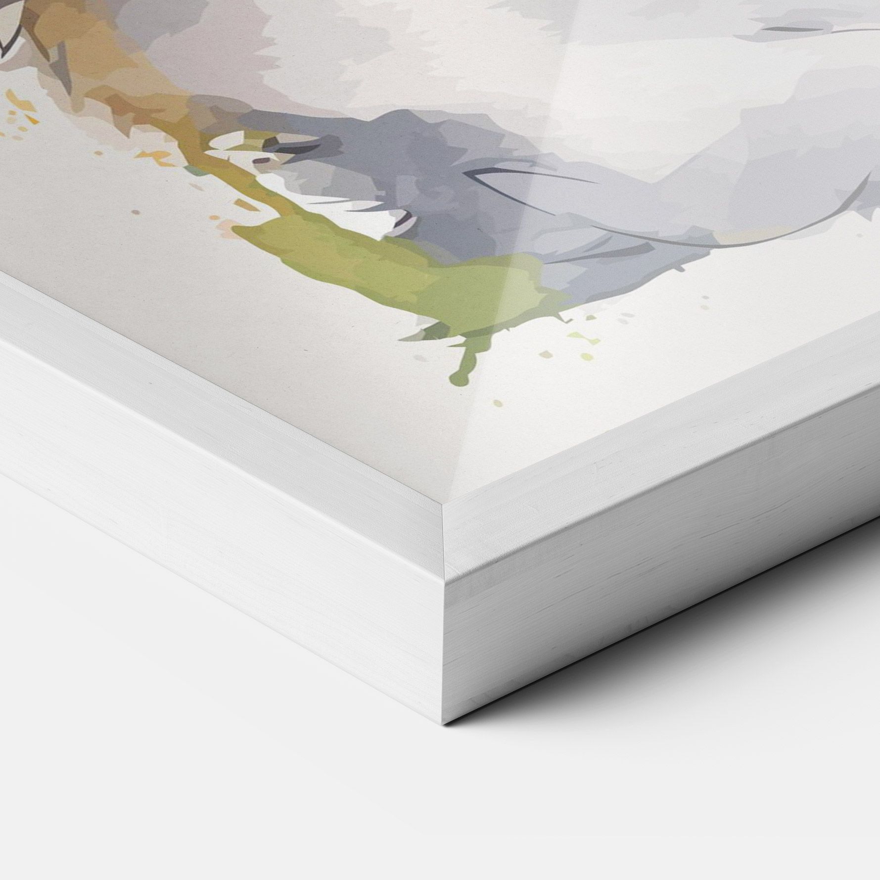 Adorable Grey Cat mockup 3