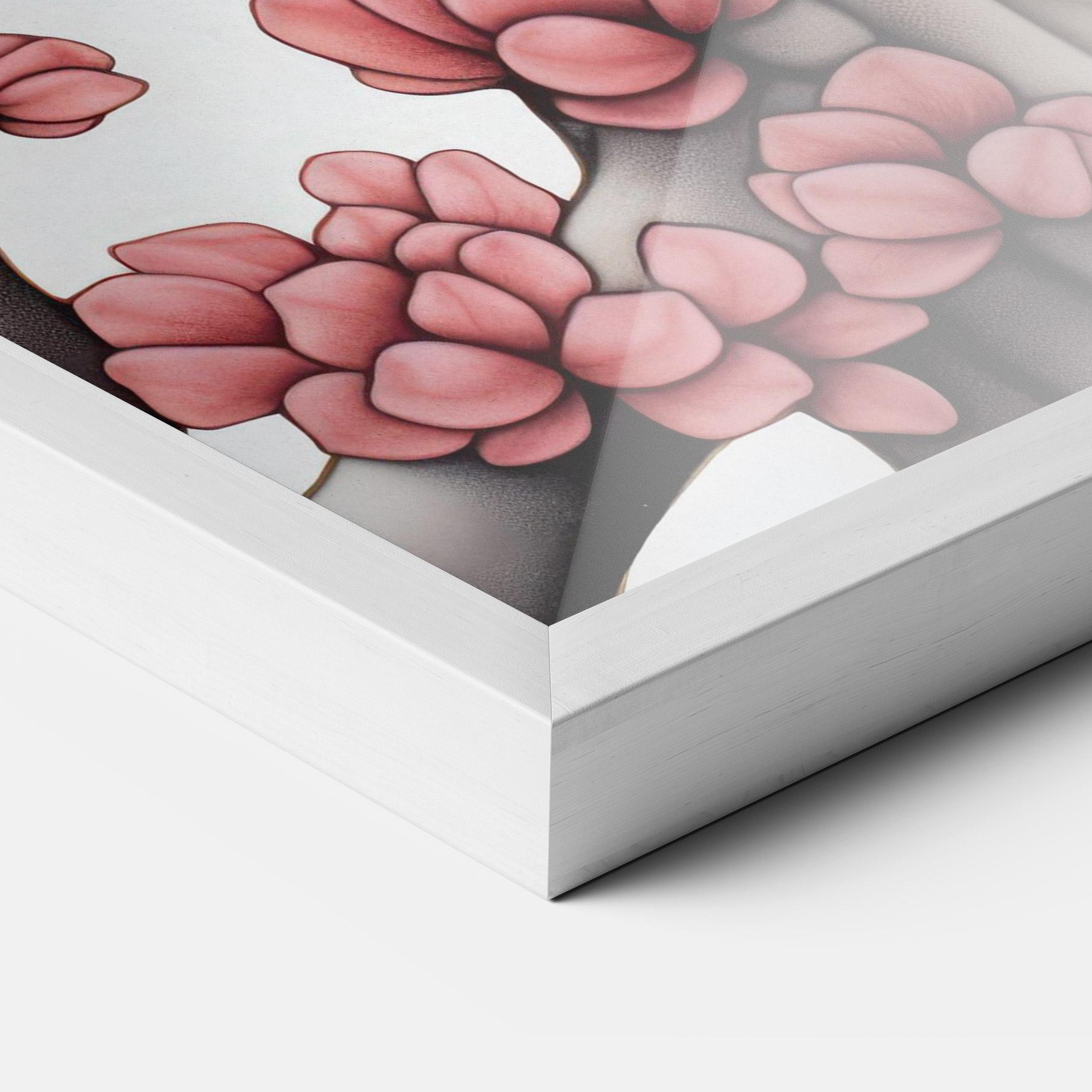 Рамкиран постер Blue Eyes Cat Drawing mockup 3