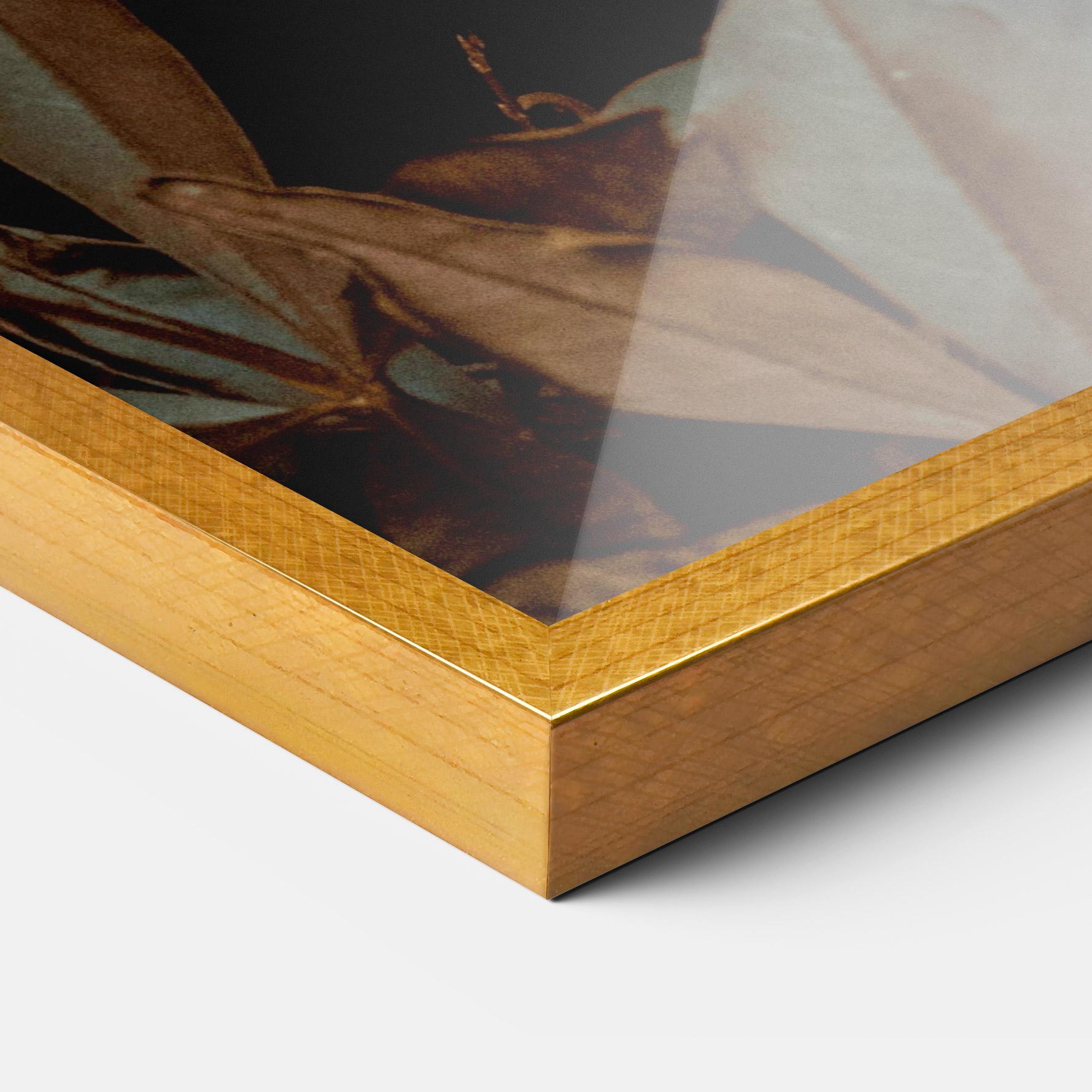 Рамкиран постер Autumn Orange Cat mockup 3