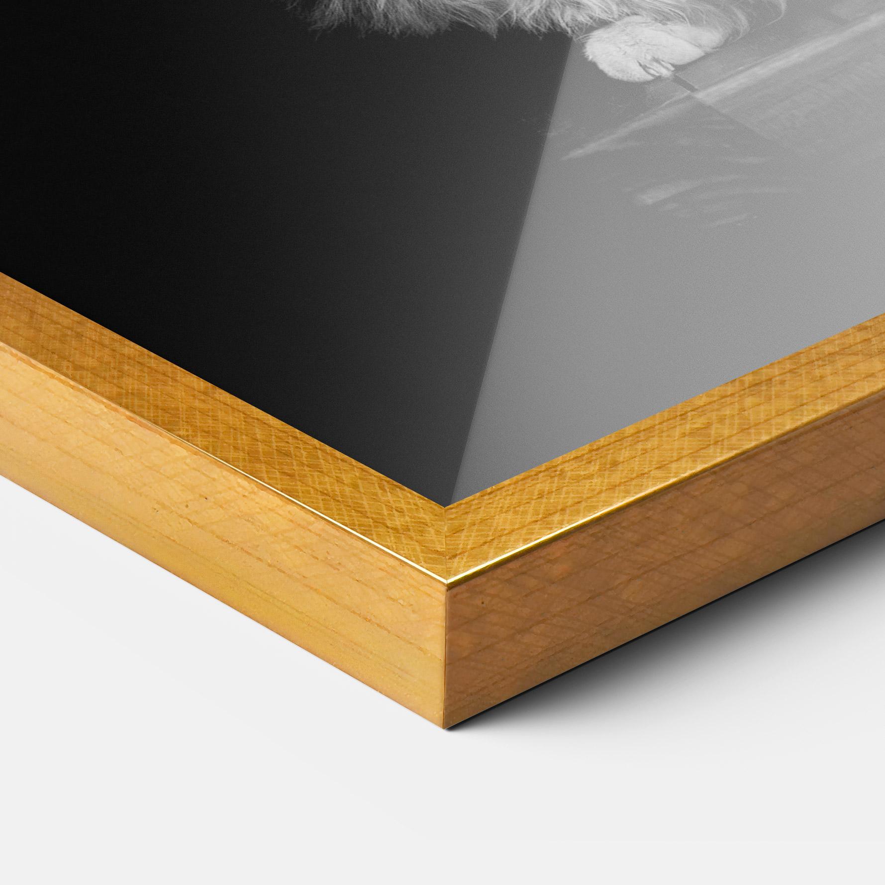 Рамкиран постер Big Fluffy Cat mockup 3