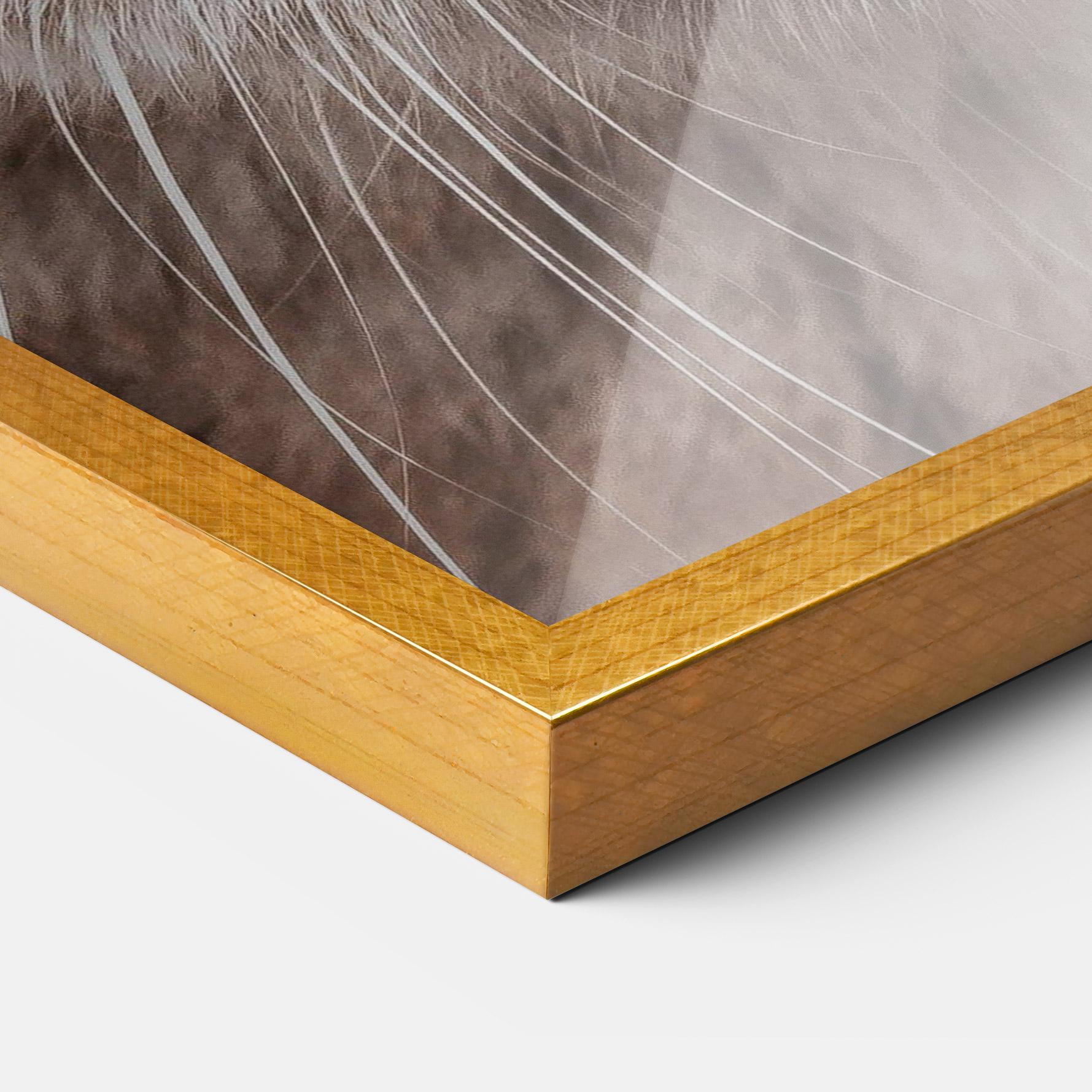 Рамкиран постер Fire Eyes Cat mockup 3