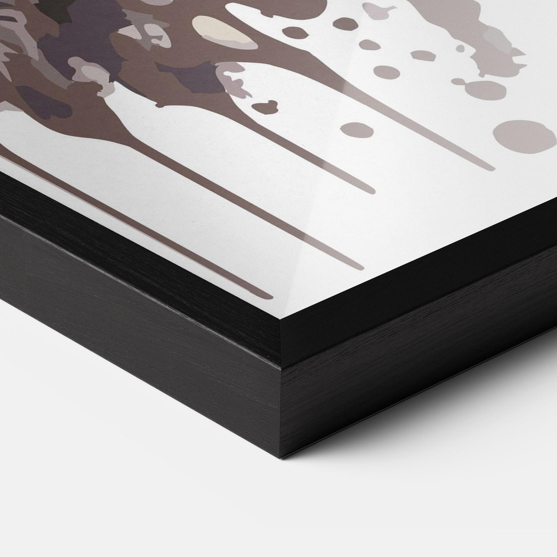 Рамкиран постер Blue Eyes Cat mockup 3