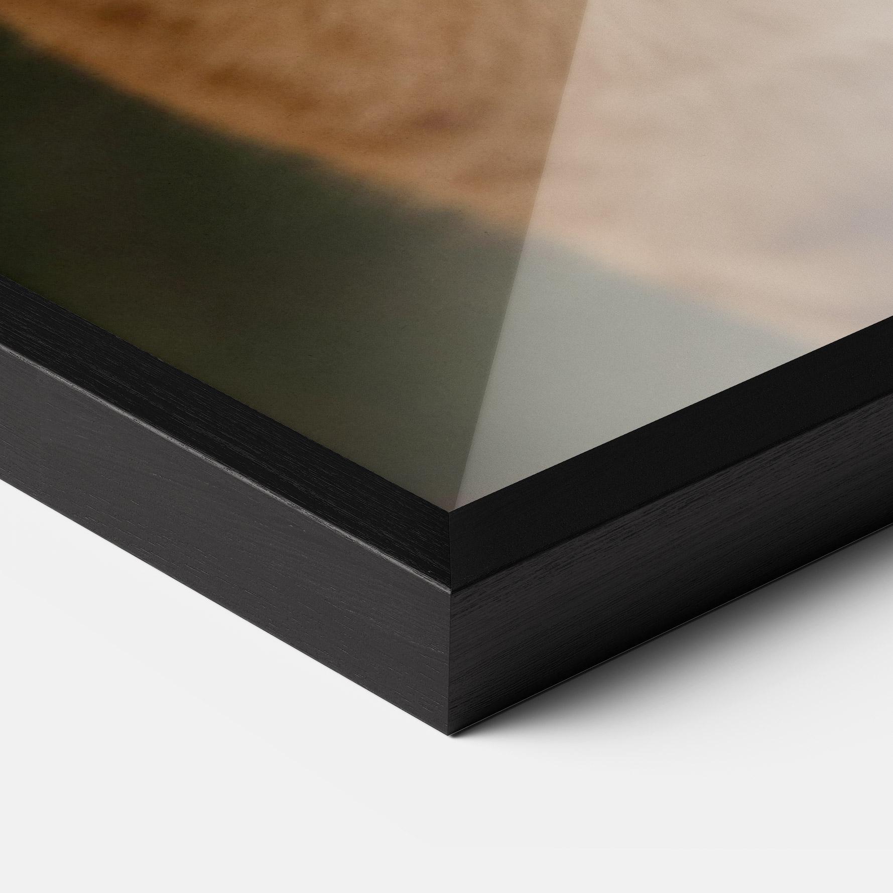 Рамкиран постер Orange Cat Smiling mockup 3