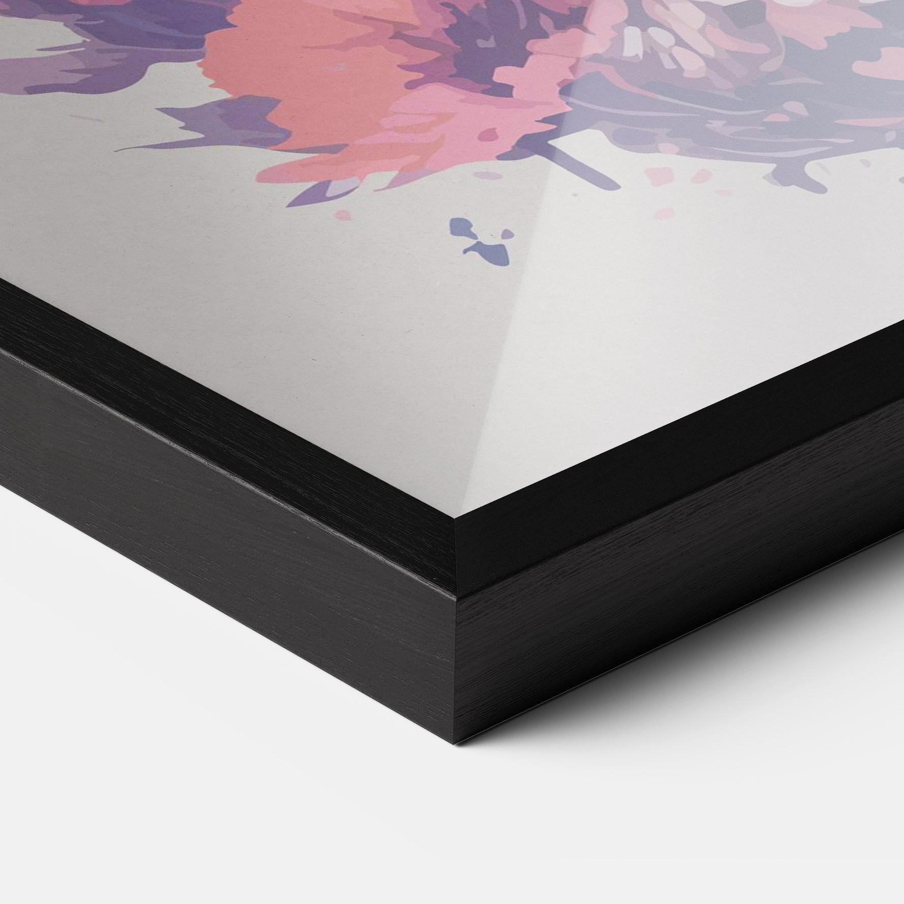 Рамкиран постер Purple Cat mockup 3