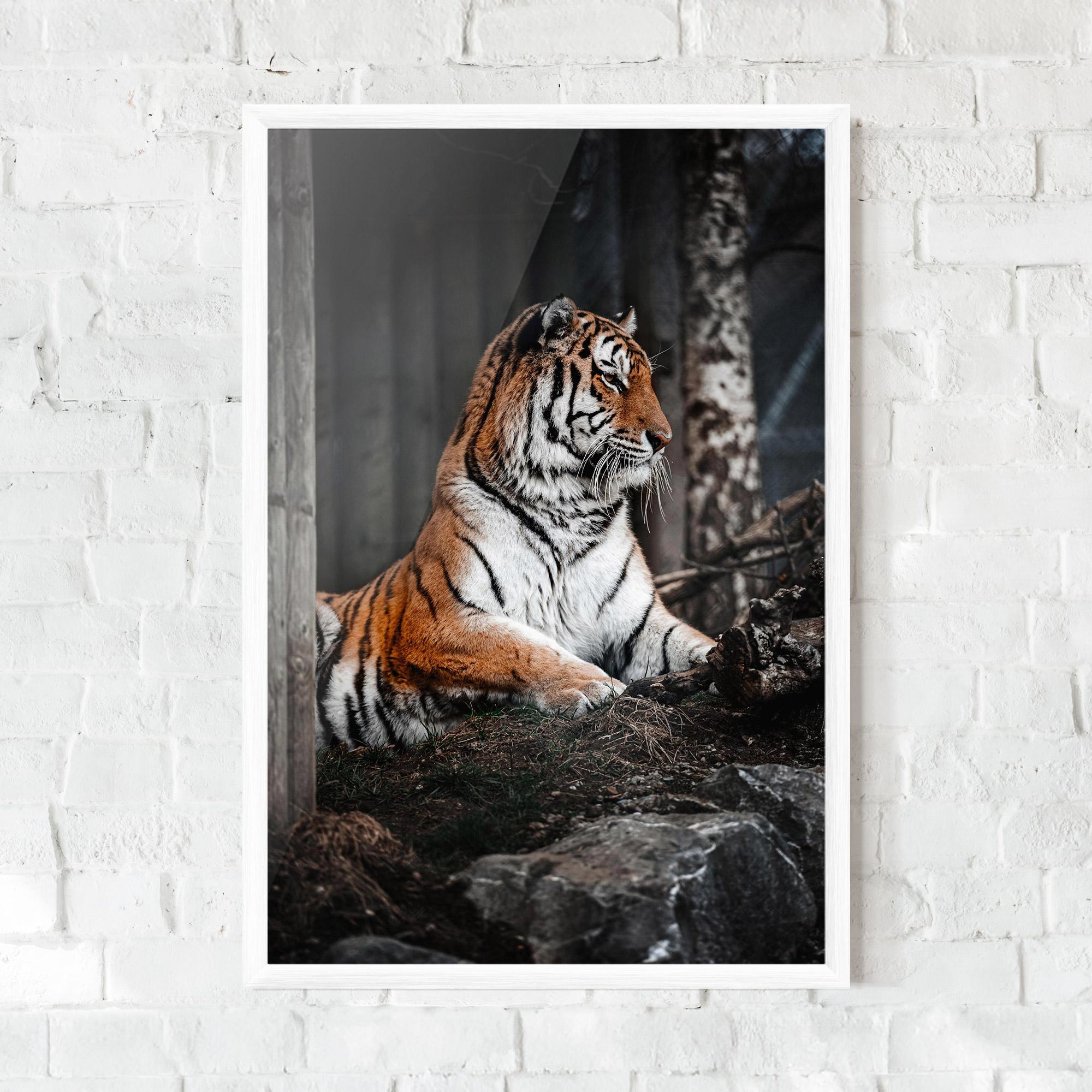 Рамкиран постер Forest Tiger mockup 0