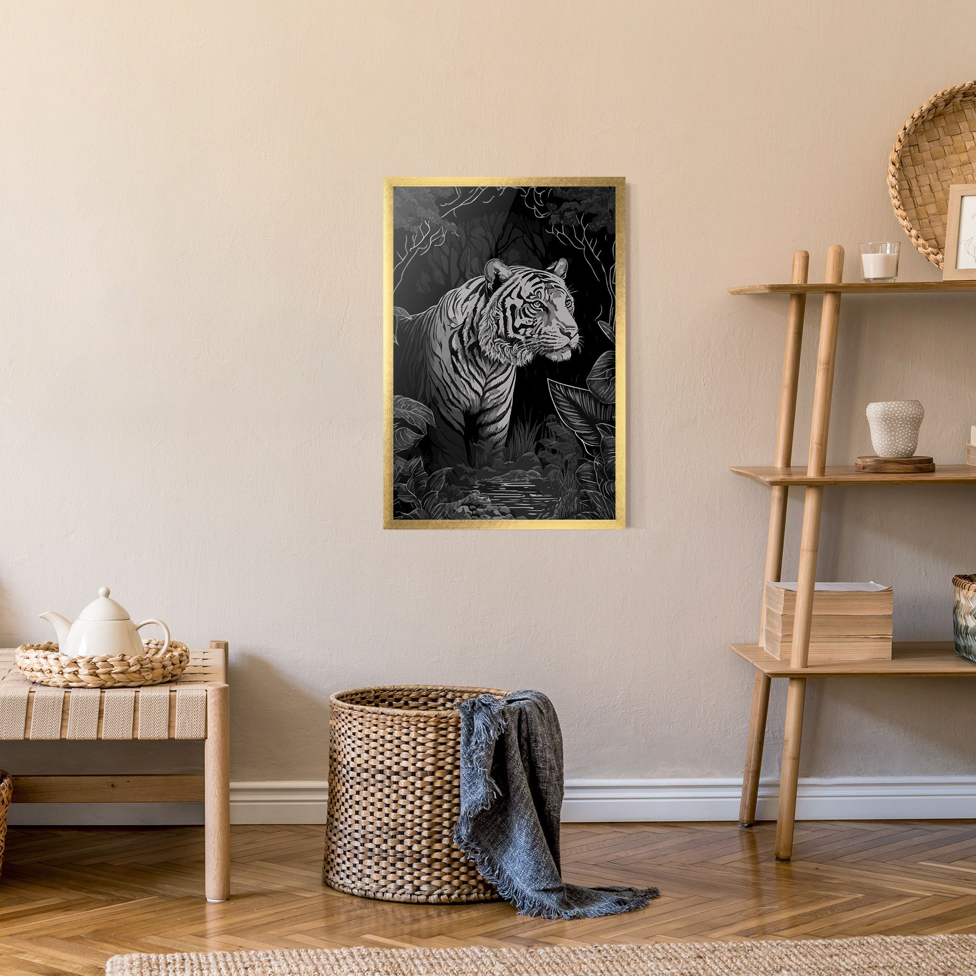 Grey Tiger mockup 9