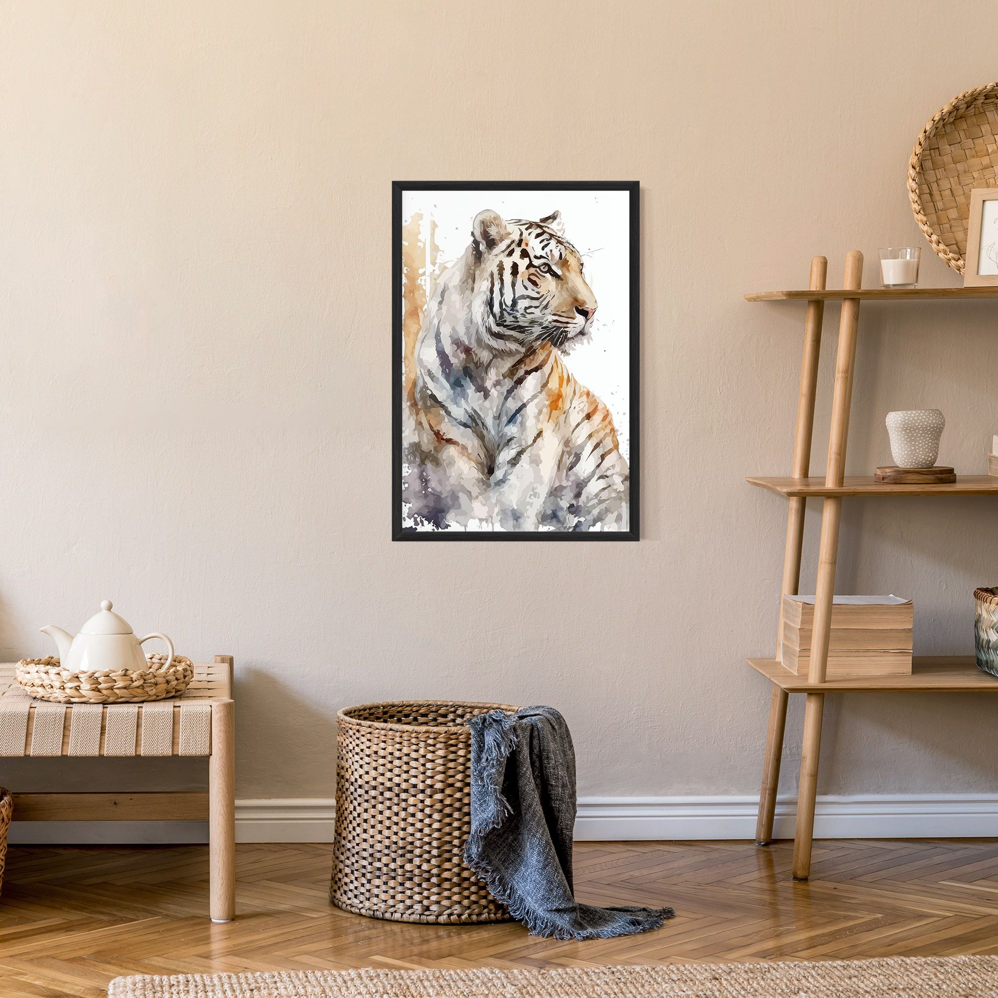 White Tiger Art mockup 9