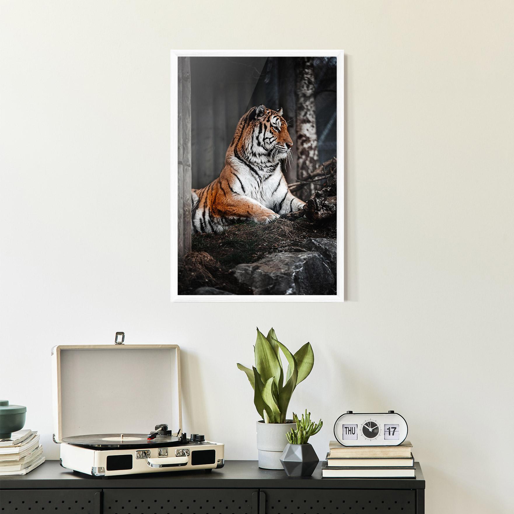 Рамкиран постер Forest Tiger mockup 2