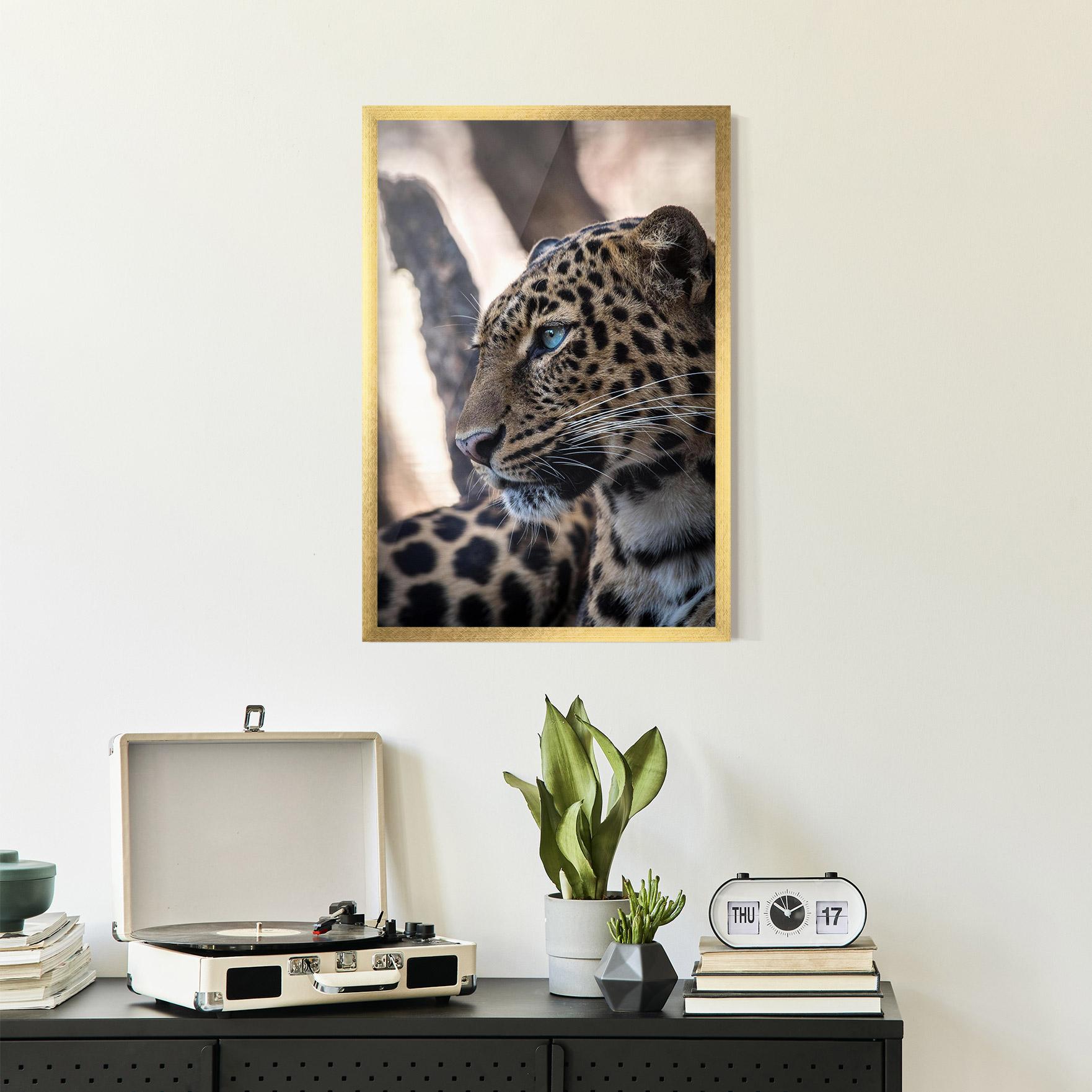 Рамкиран постер Blue Tiger mockup 2