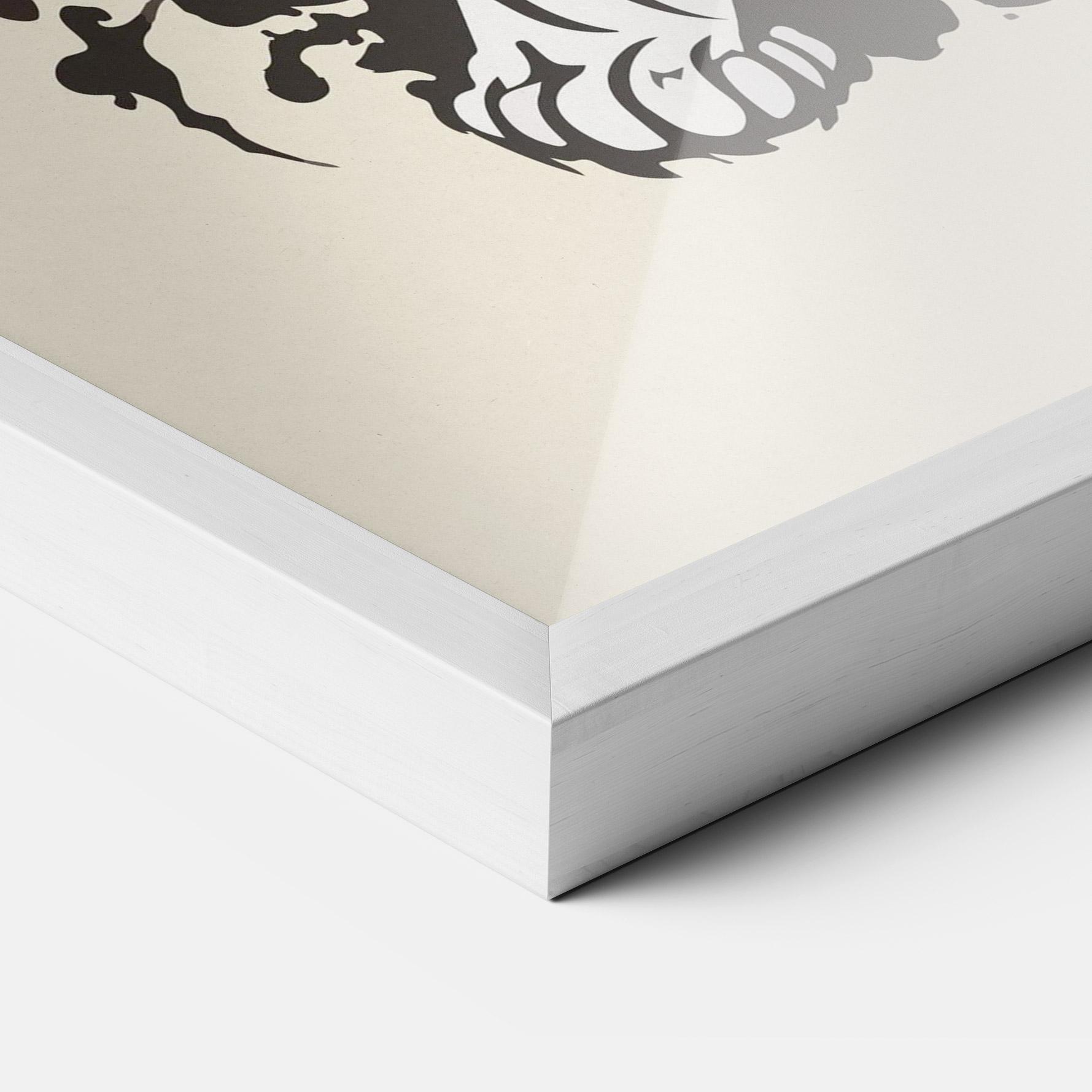 Рамкиран постер Asiatic Tiger mockup 3