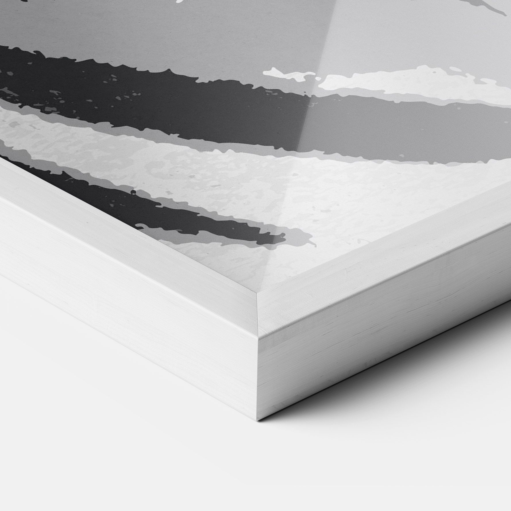 Grey Tiger Head mockup 3