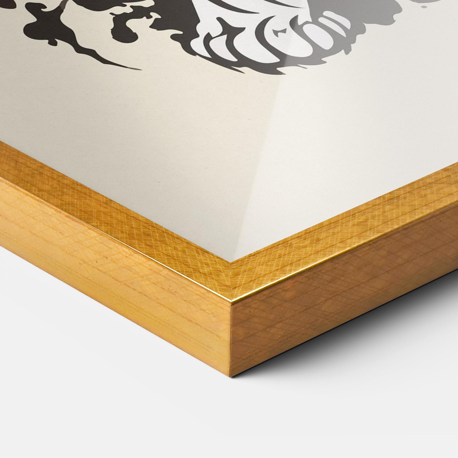 Рамкиран постер Asiatic Tiger mockup 3