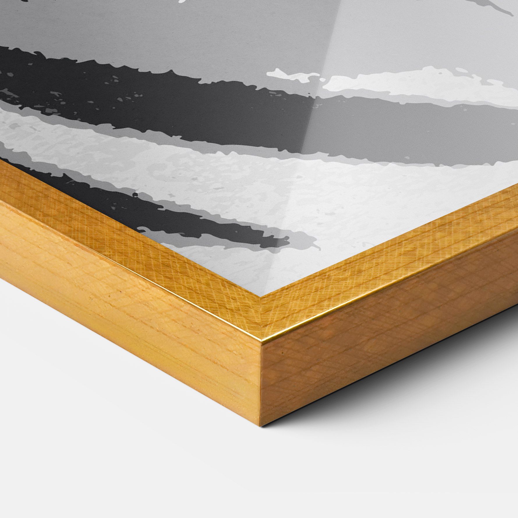 Grey Tiger Head mockup 3