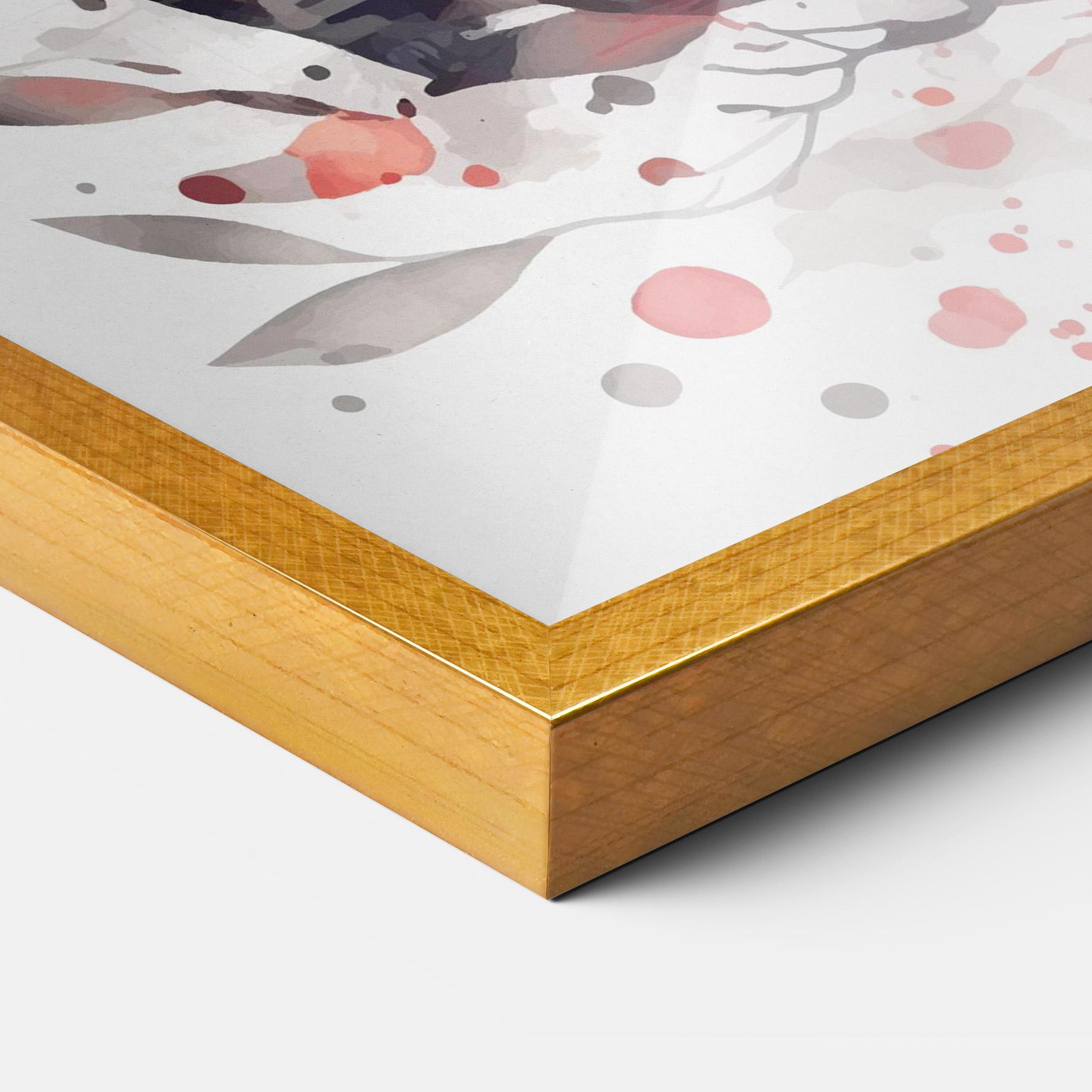 Рамкиран постер Red Tiger mockup 3