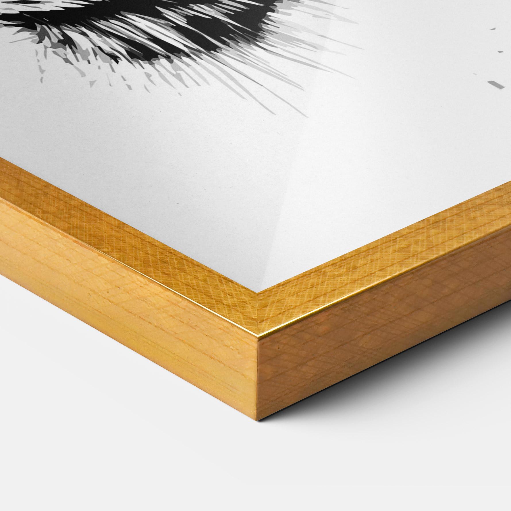 Рамкиран постер Tiger Profile mockup 3