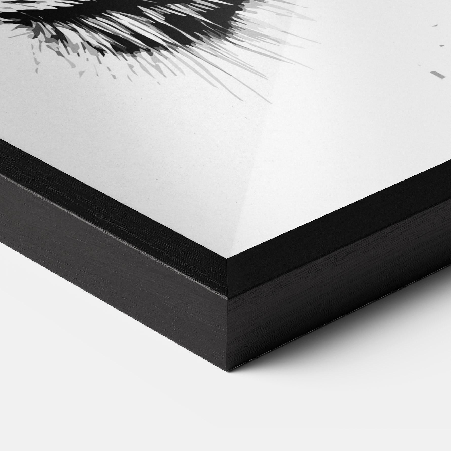 Рамкиран постер Tiger Profile mockup 3