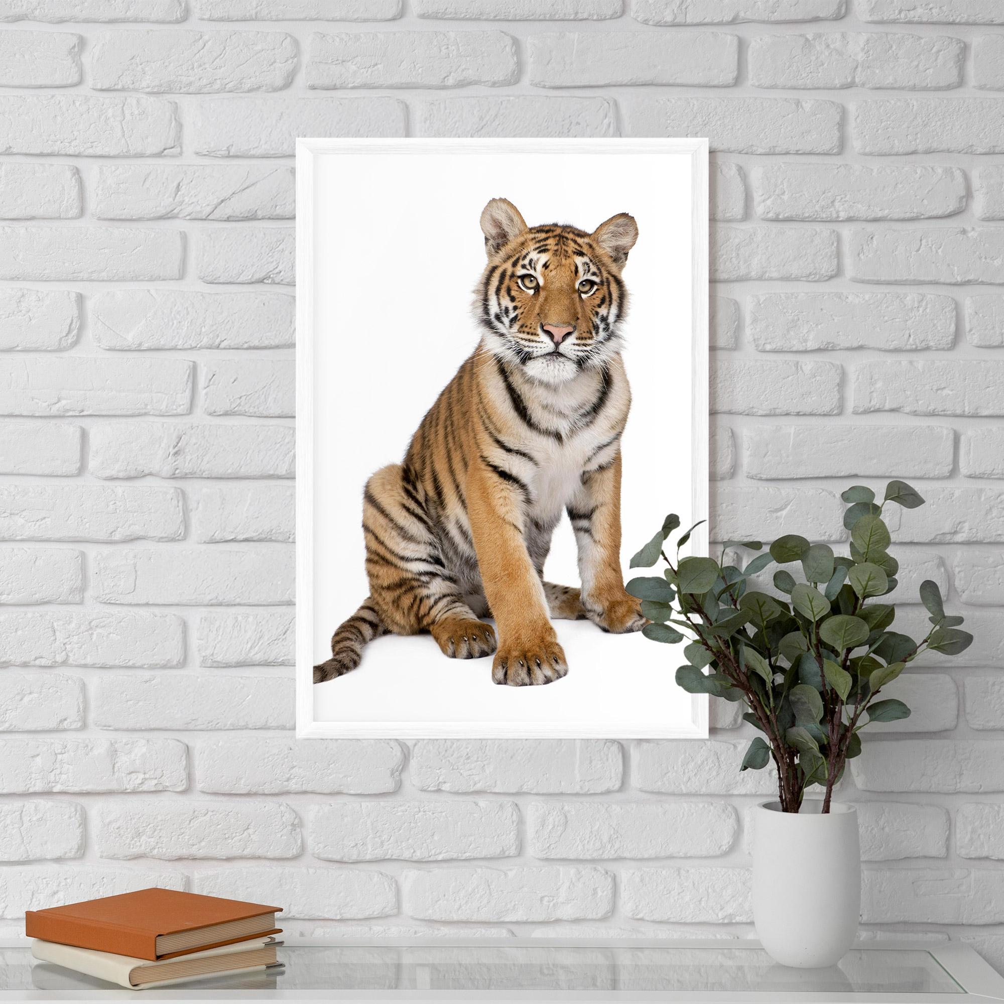 Рамкиран постер Baby Tiger mockup 5