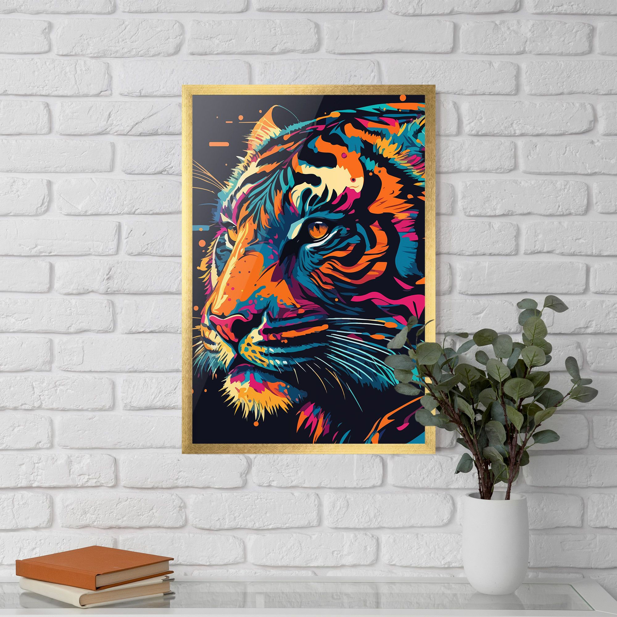Colorful Tiger mockup 5