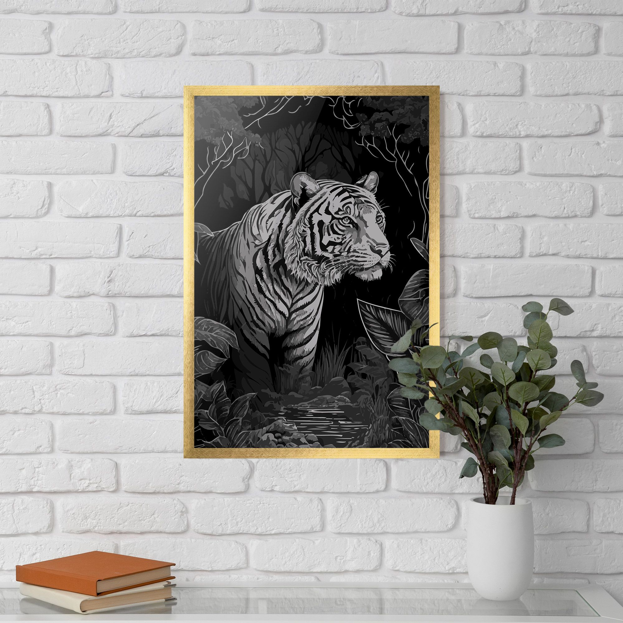 Grey Tiger mockup 5