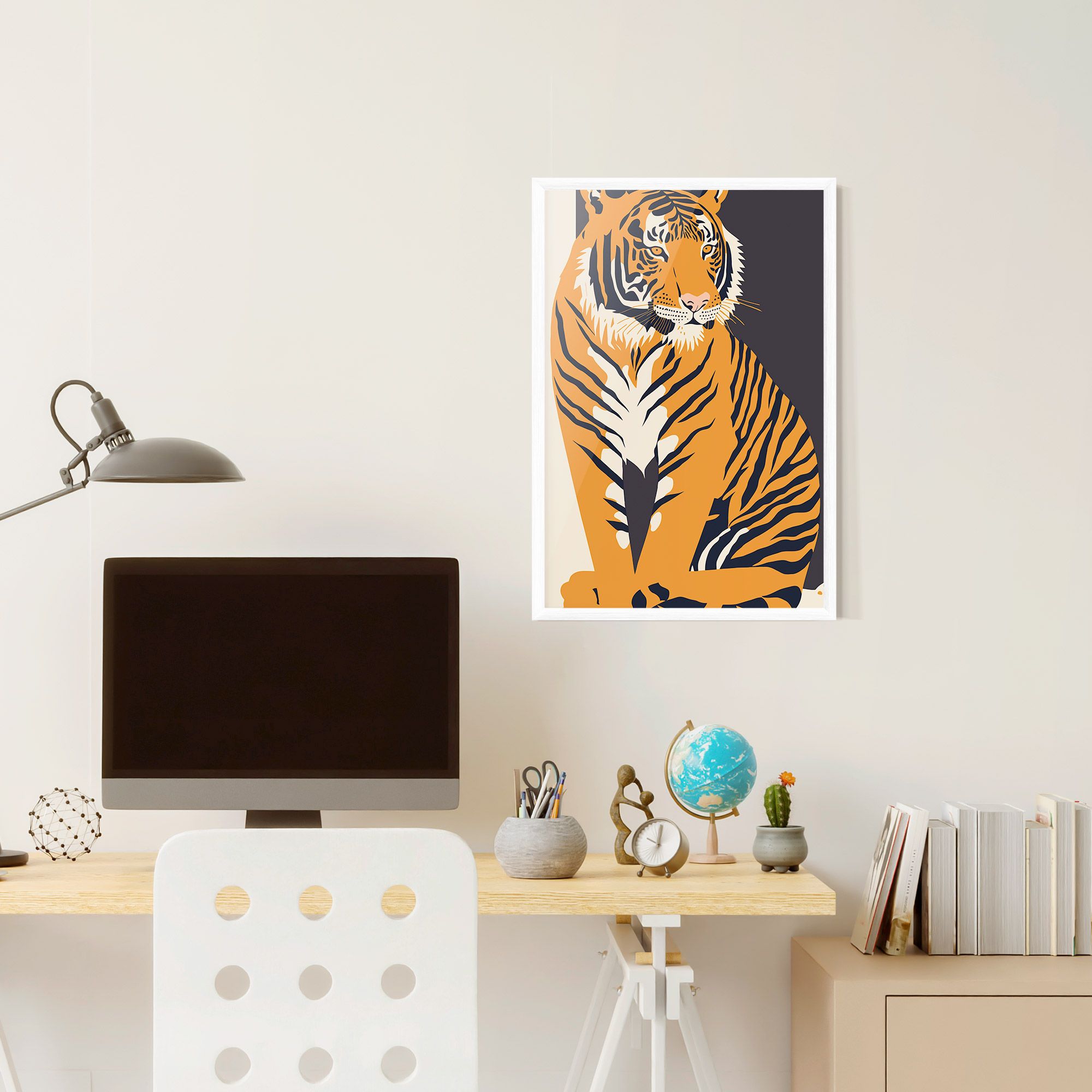 Orange Tiger mockup 6