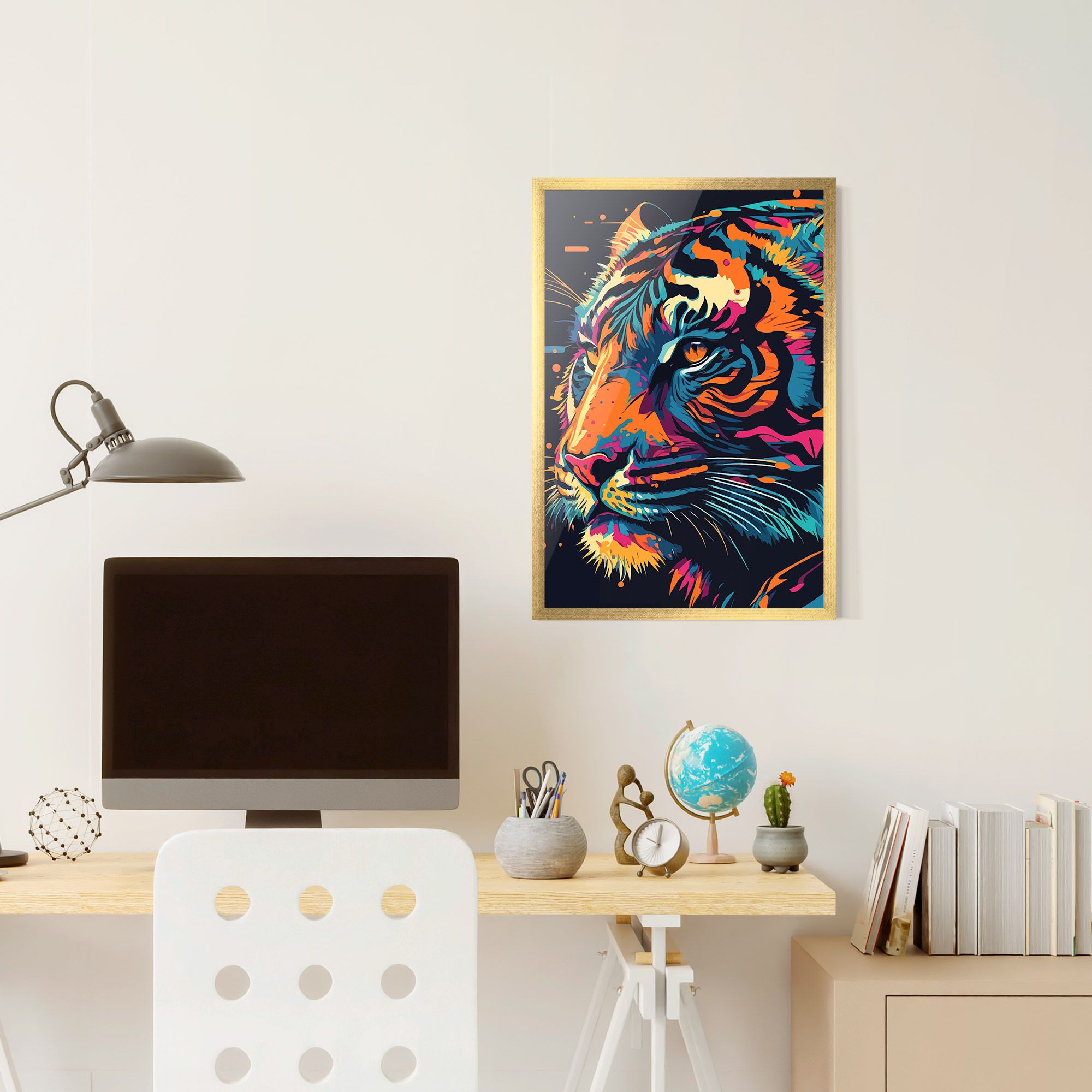Colorful Tiger mockup 6