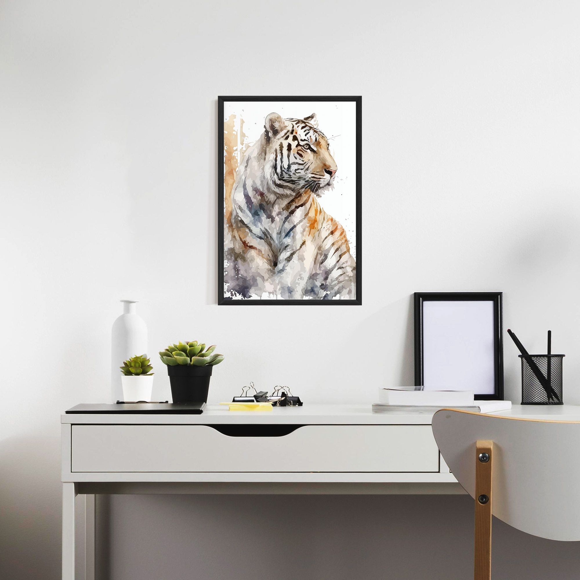 White Tiger Art mockup 7