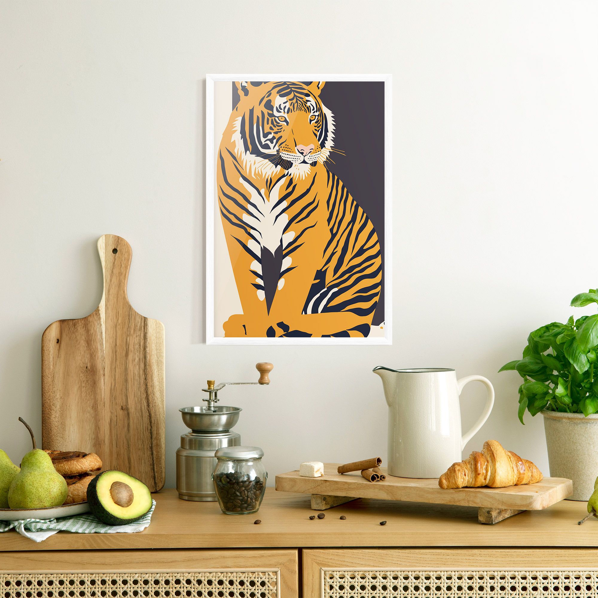 Orange Tiger mockup 8