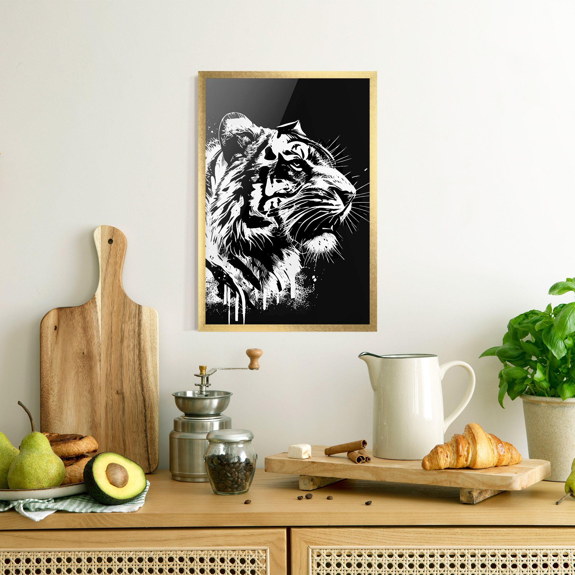 White Ink Tiger mockup 8