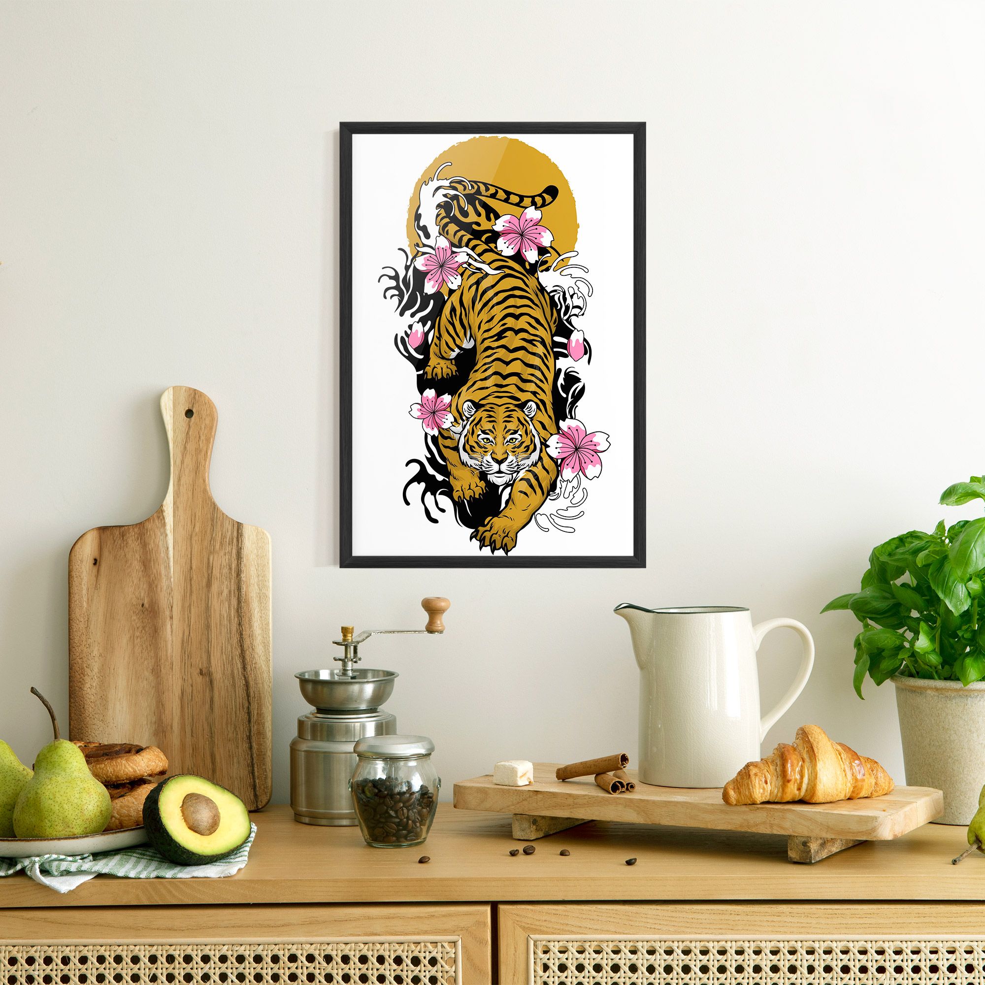 Japanese Style Tiger mockup 8