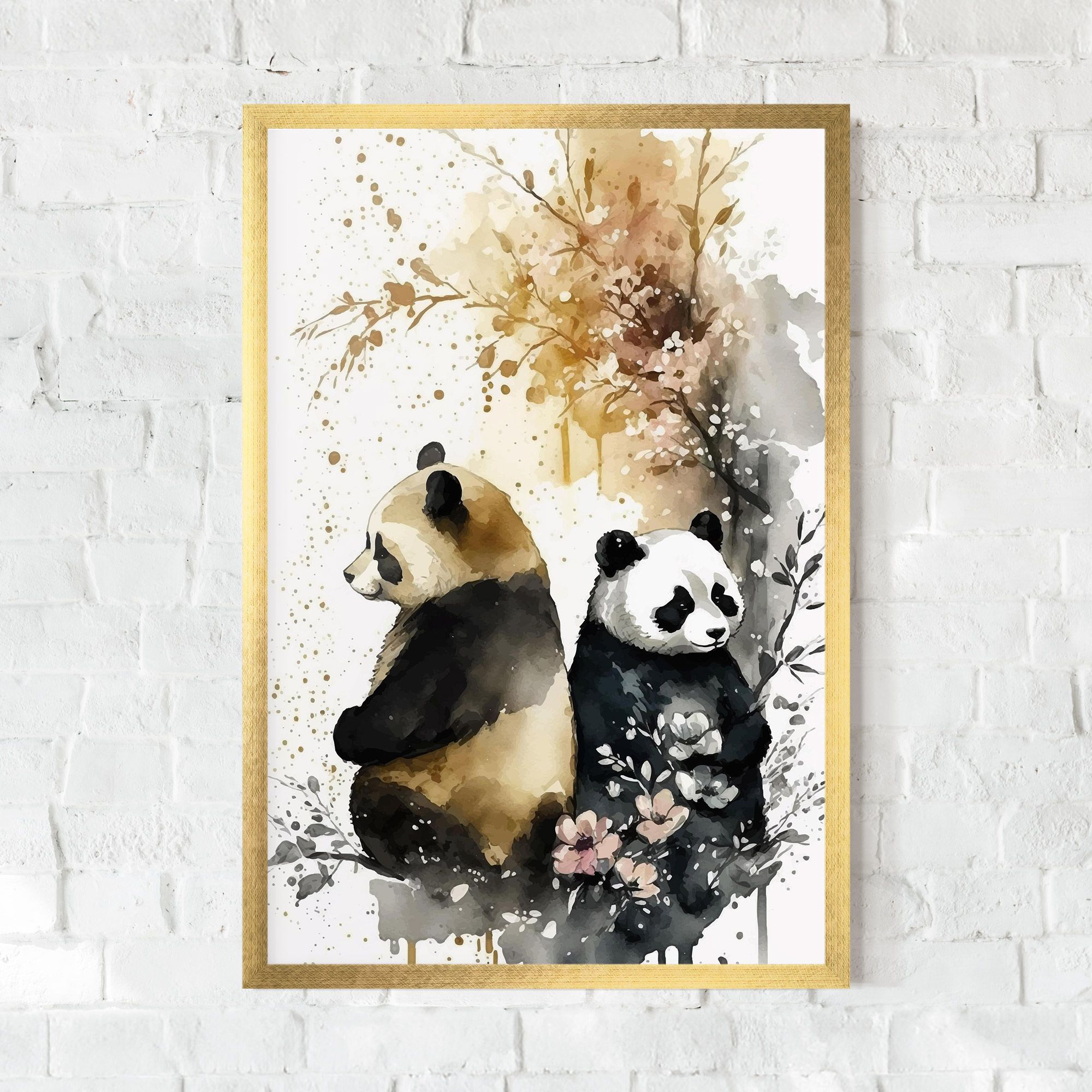 Gold Panda Art mockup 0